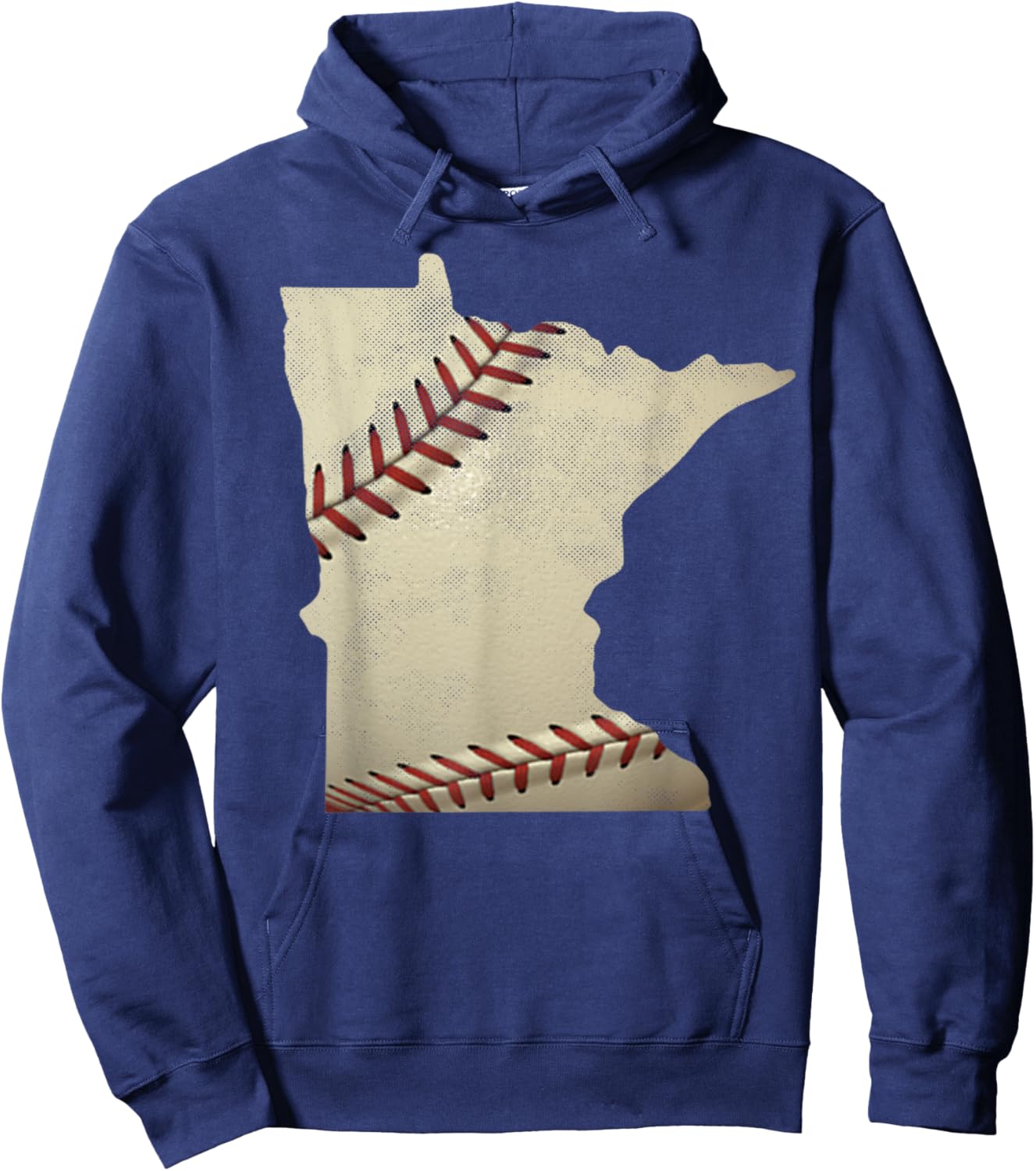 Generic MINNESOTA Baseball State Map Softball Love MN USA Hoodie - Hoodie | Navy