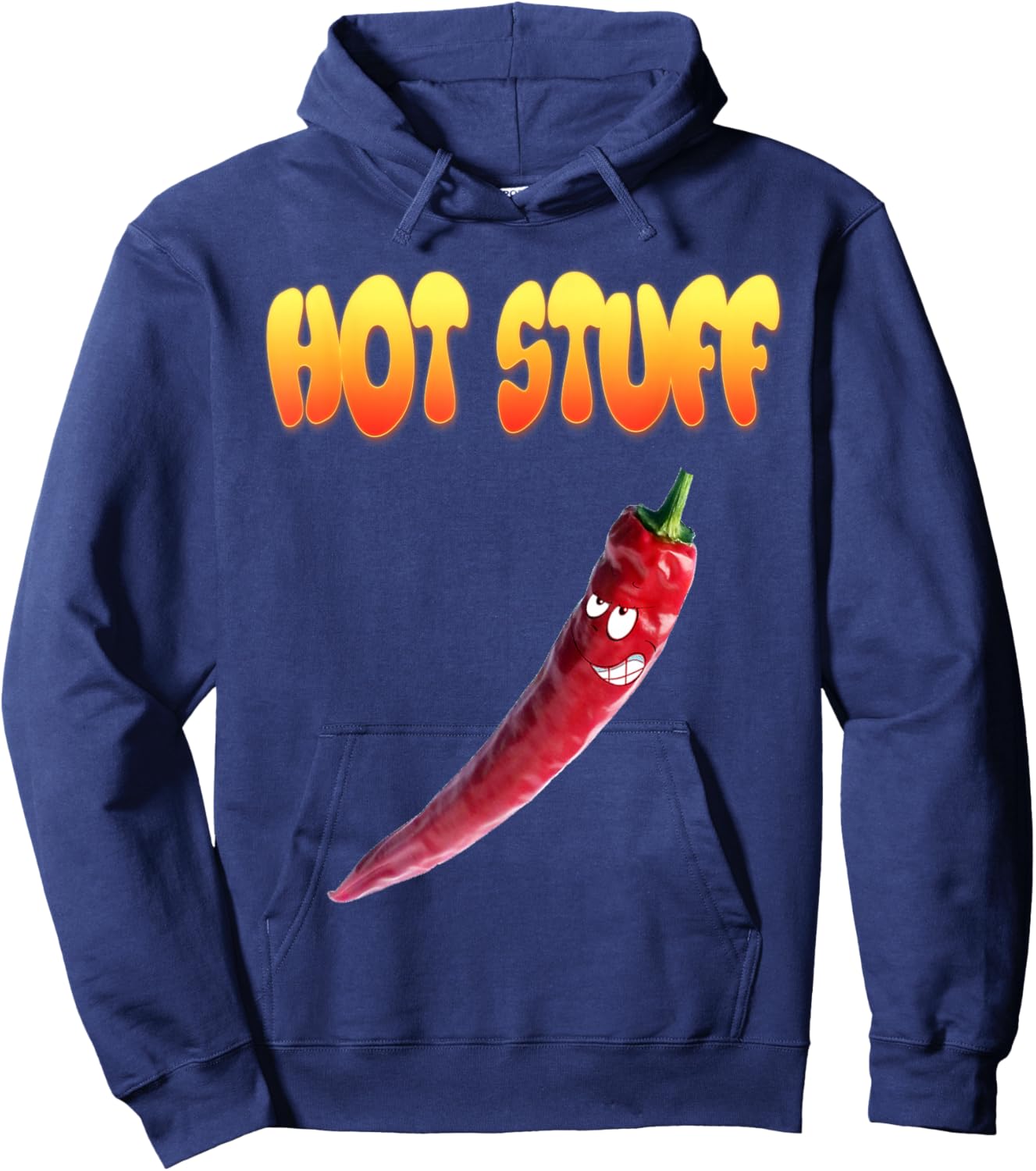 Hot Stuff Silly Cayenne Pepper Hoodie - Hoodie | Navy