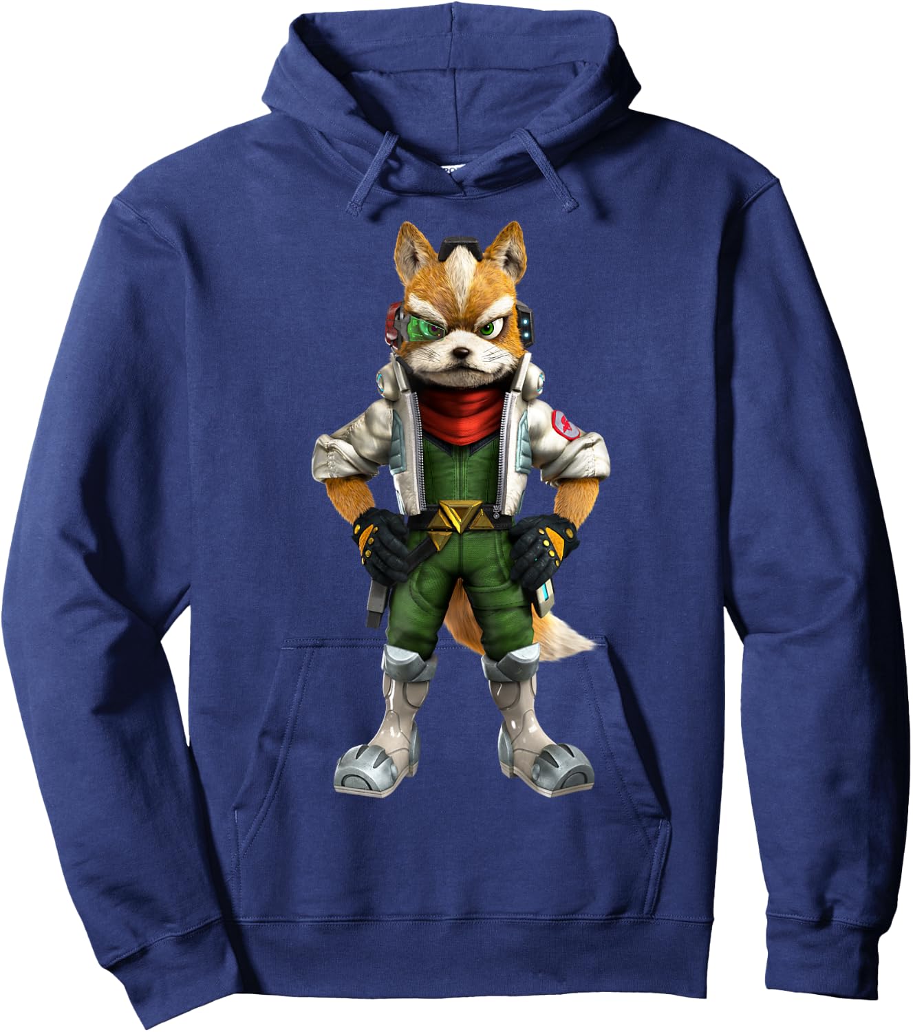 Star Fox Fox McCloud 3D Poster Hoodie - Hoodie | Navy