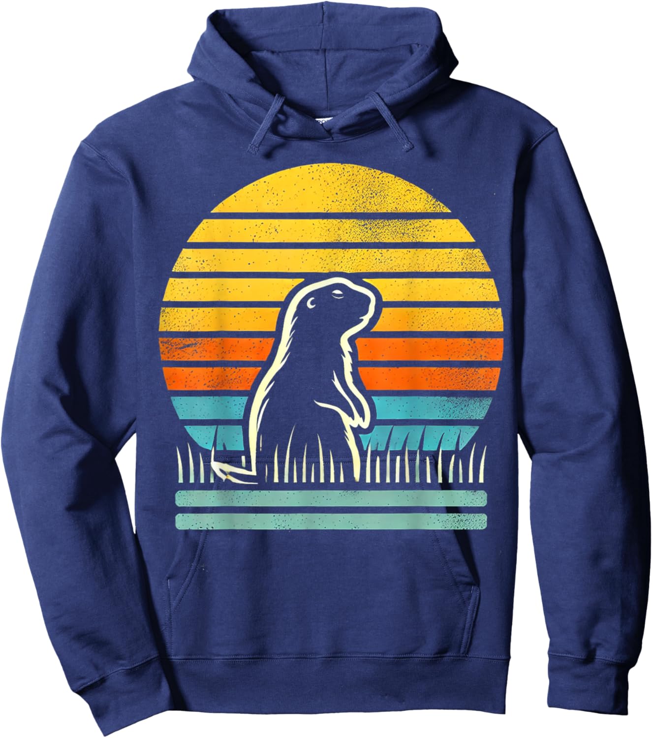 Retro Prairie Dog Men Women Kids Hoodie - Hoodie | Navy