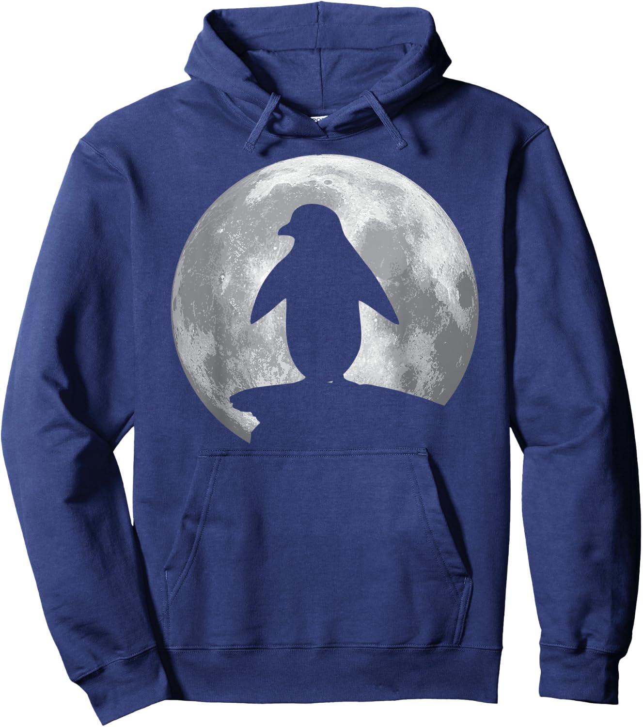 AFRICAN PENGUIN And Moon Vintage Halloween Costume Hoodie - Hoodie | Navy