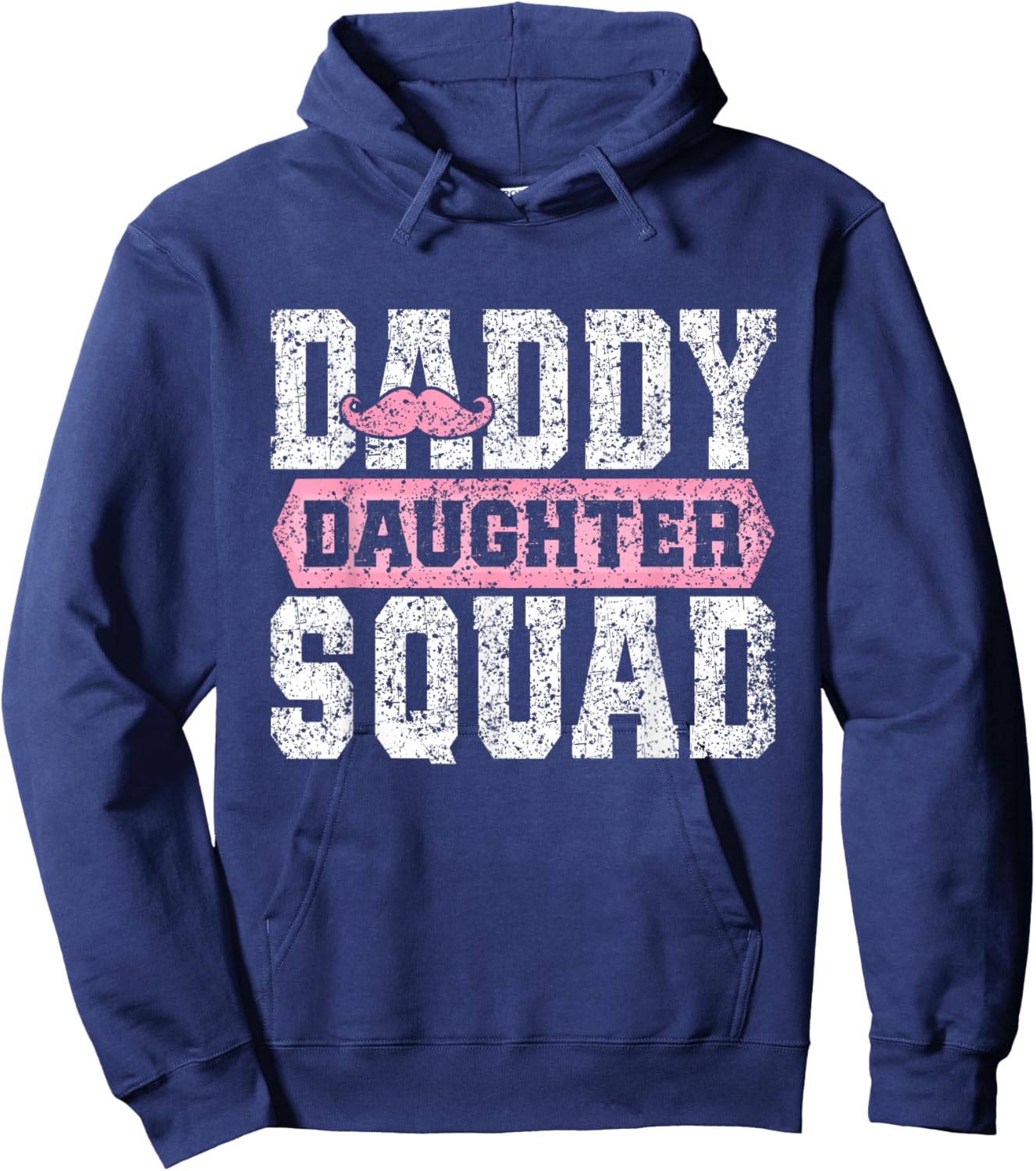Daddy Daughter Squad Matching Dad Daughters Father Daughter Hoodie - Hoodie | Navy