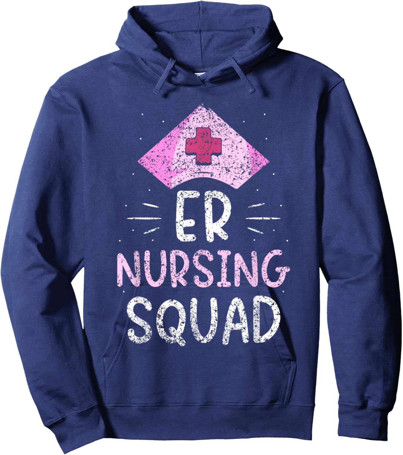Er Nursing Squad Er Nurse Ed Nurses Emergency Room Hoodie - Hoodie | Navy
