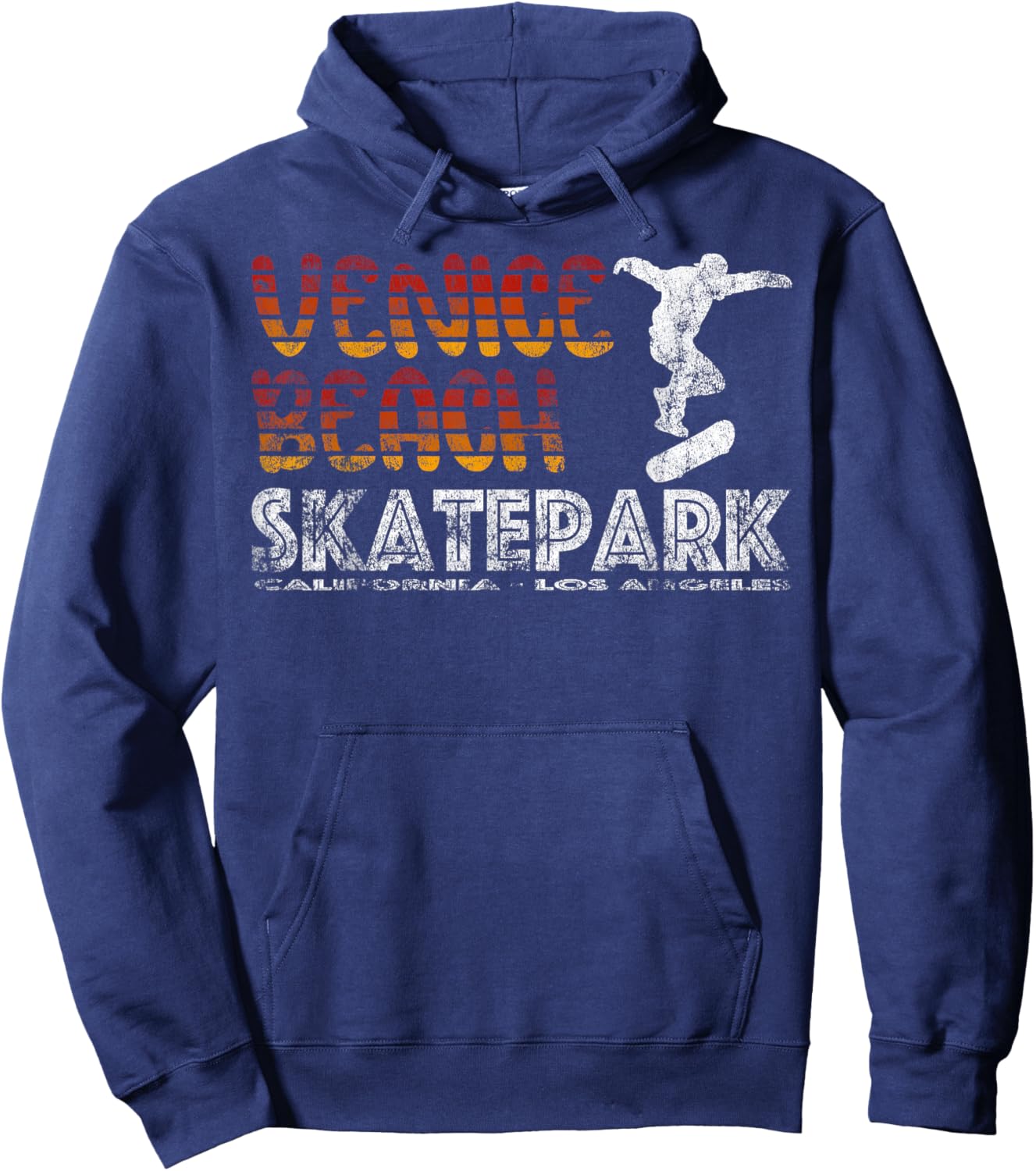 Venice Beach California Skatepark, Skateboard Hoodie - Hoodie | Navy