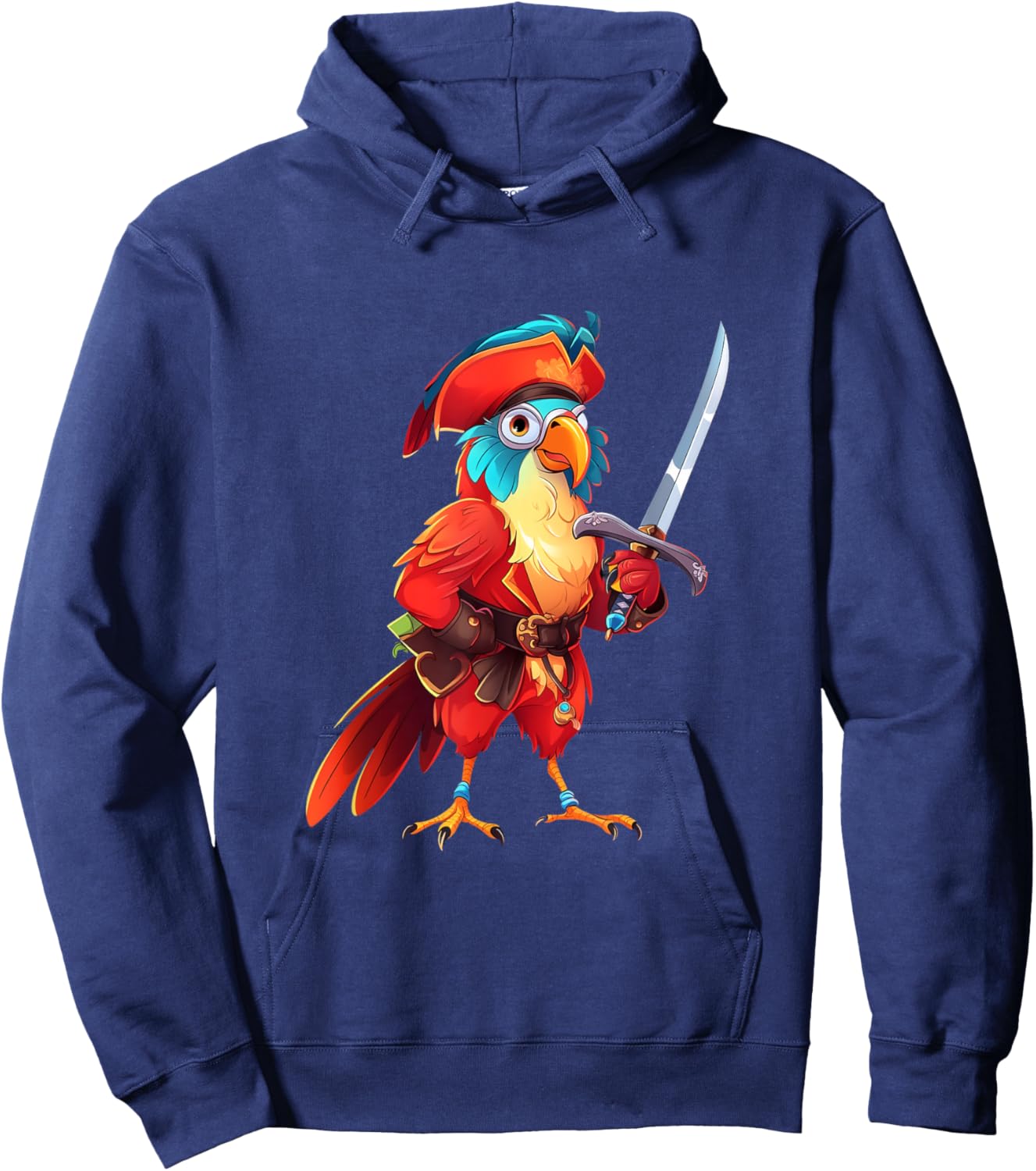 Pirate Costume Parrot Bird Buccaneer Pirate Costume Children Boys Hoodie - Hoodie | Navy