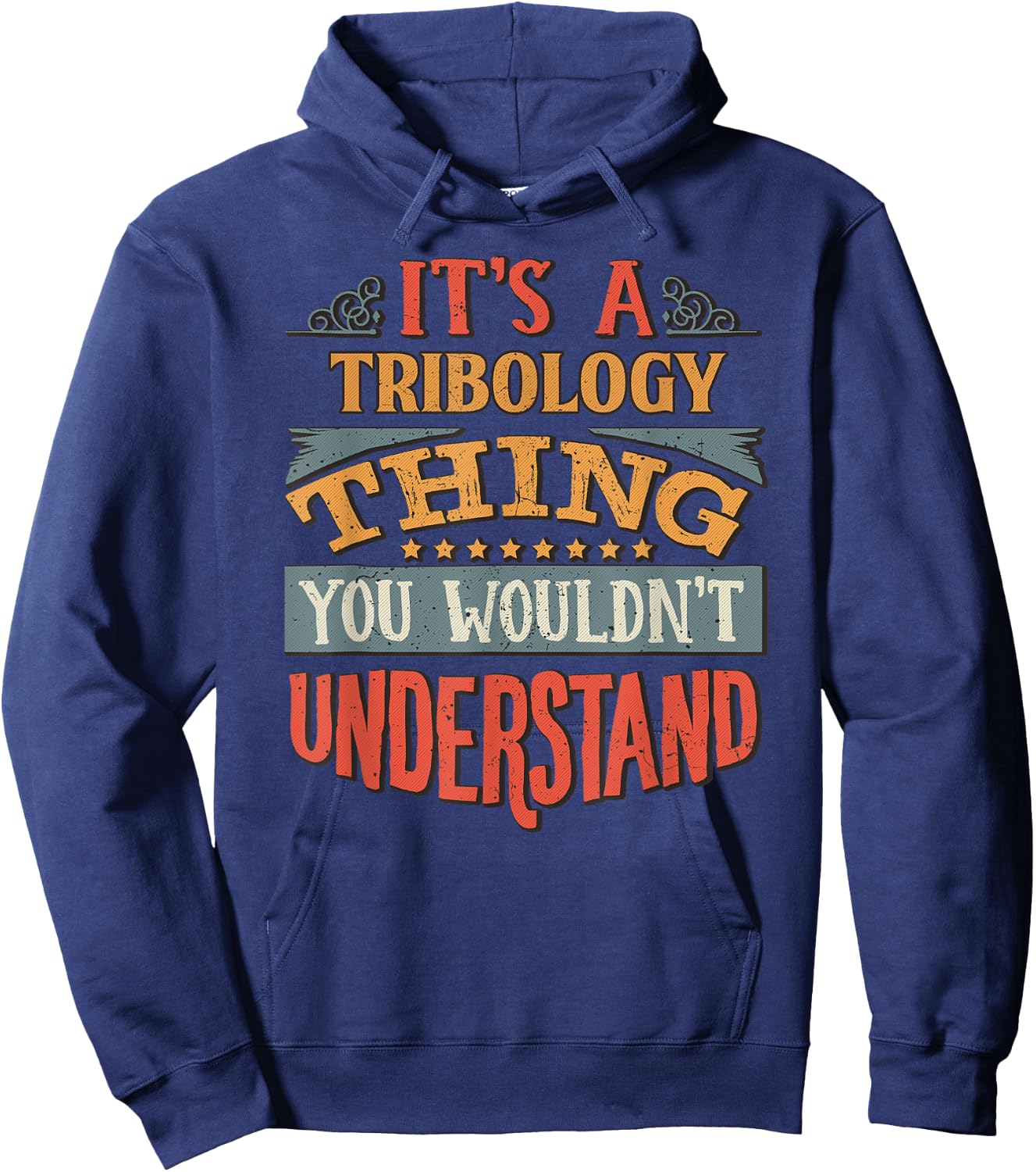 Tribology T Shirt Hoodie - Hoodie | Navy