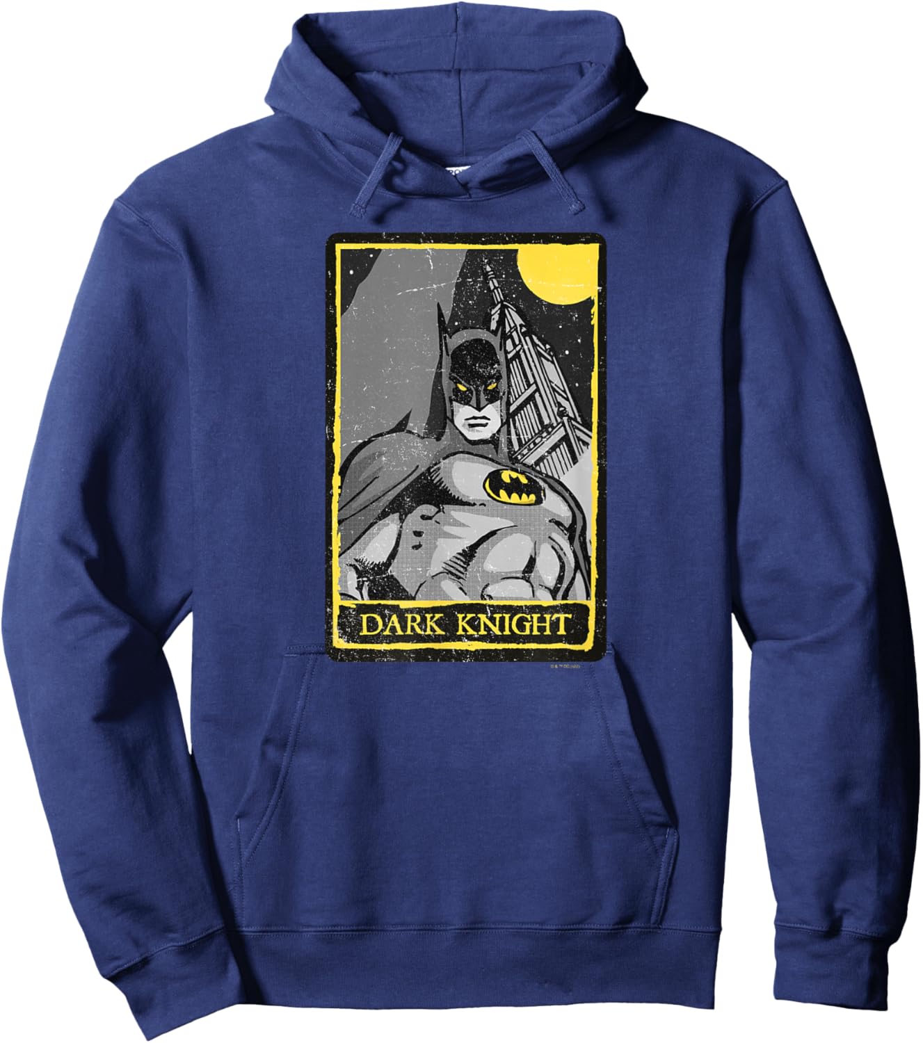 DC Comics Batman Dark Knight Faded Comic Panel Hoodie - Hoodie | Navy