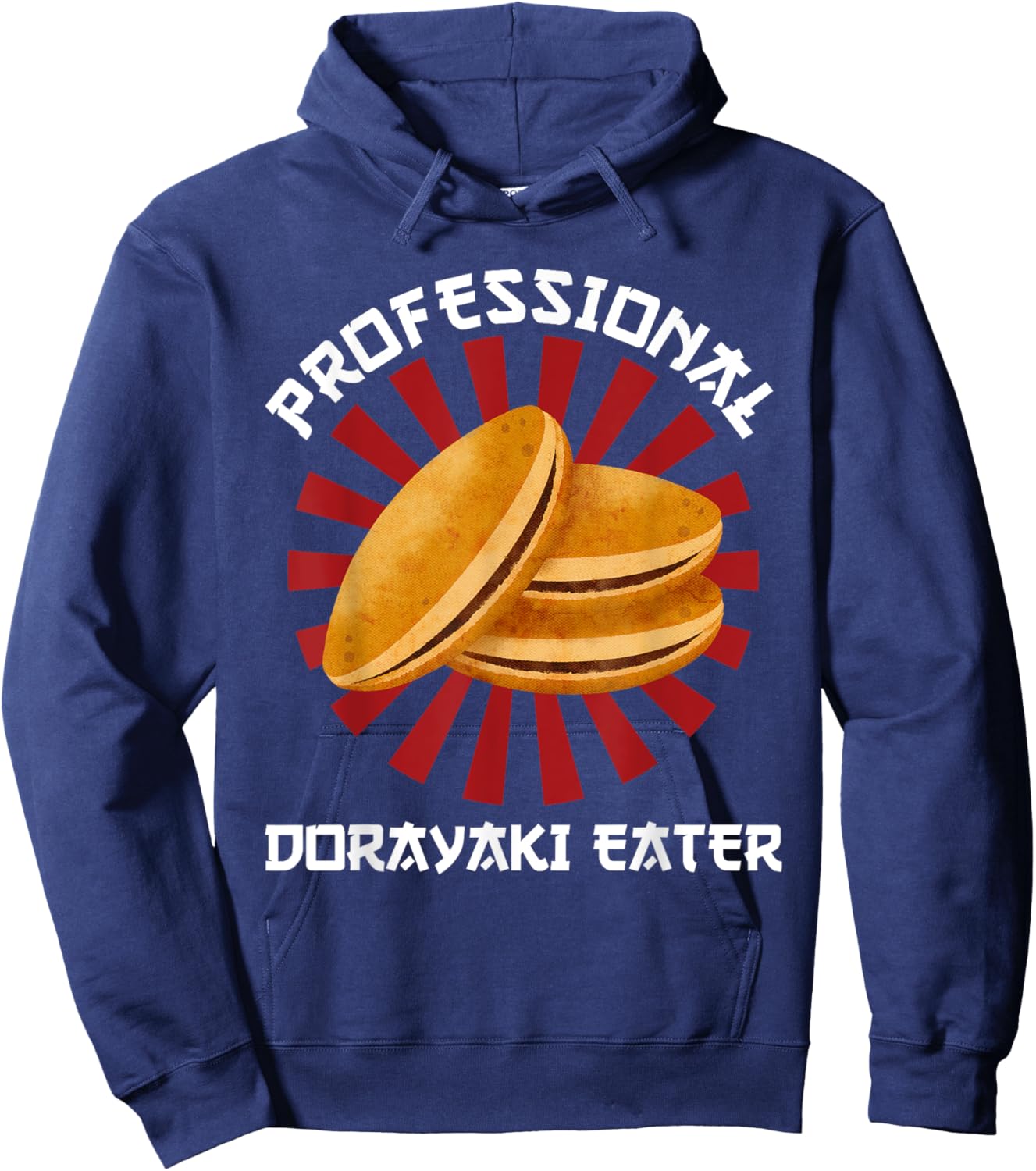 Vintage Dorayaki Professional Dorayaki Eater Japanese Style Hoodie - Hoodie | Navy