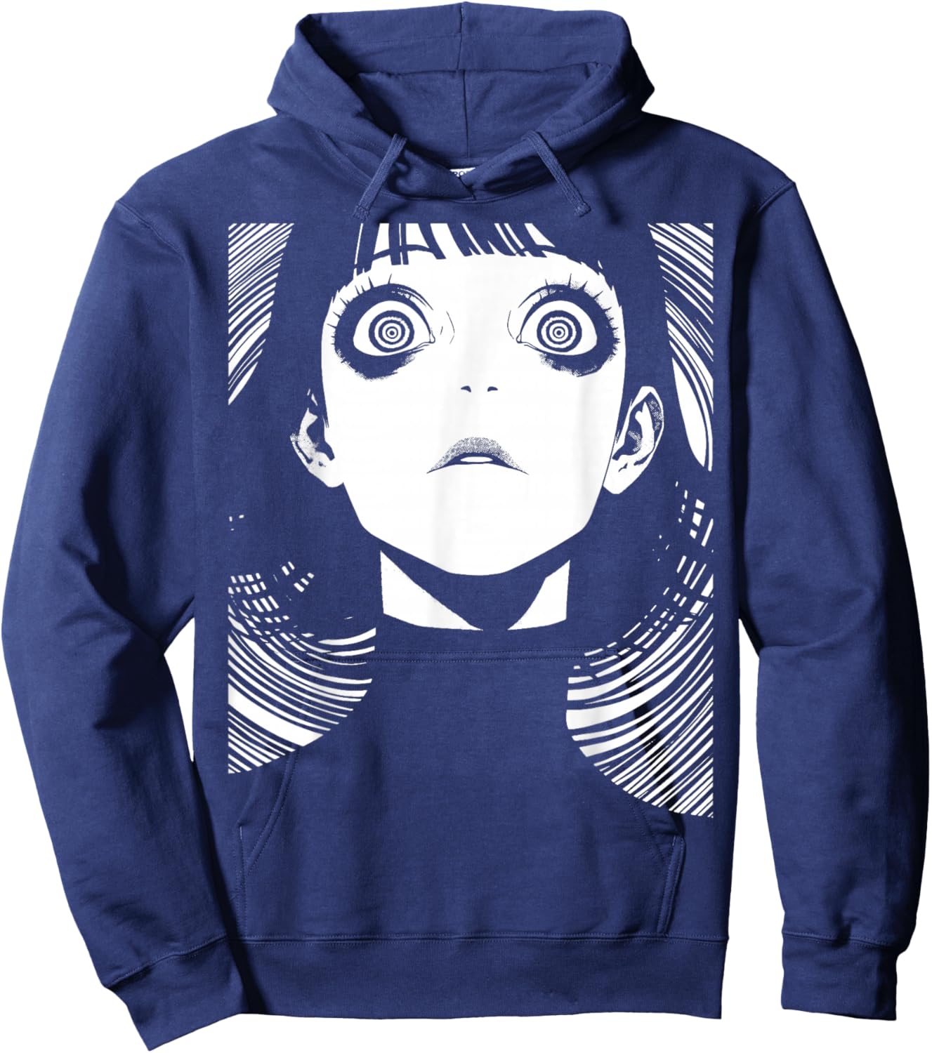 Horror Anime Manga | Japan Japanese Creepy Kawaii Goth Hoodie - Hoodie | Navy