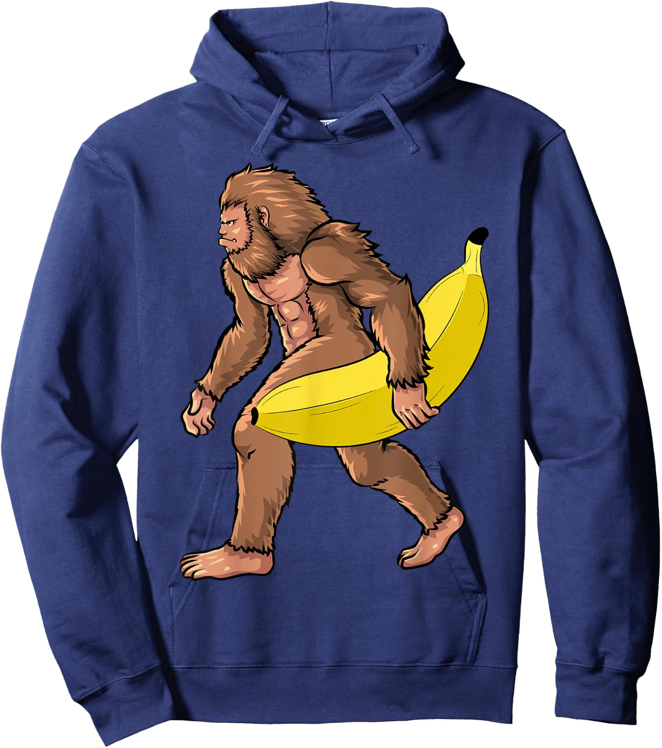 Bigfoot Banana Kids Men Apparel, Youth Big Foot Sasquatch Hoodie - Hoodie | Navy