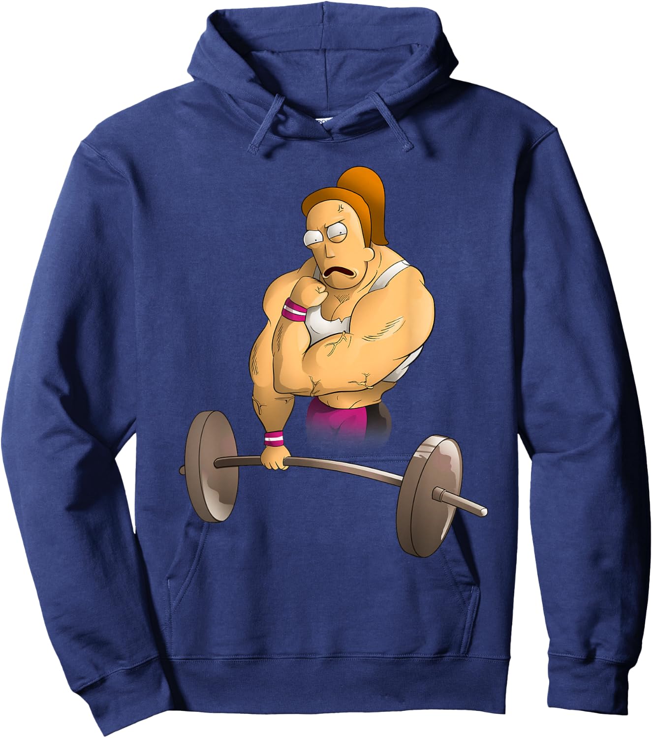 Mademark x Rick and Morty - Rick and Morty Shirt Summer's Gym Hoodie - Hoodie | Navy