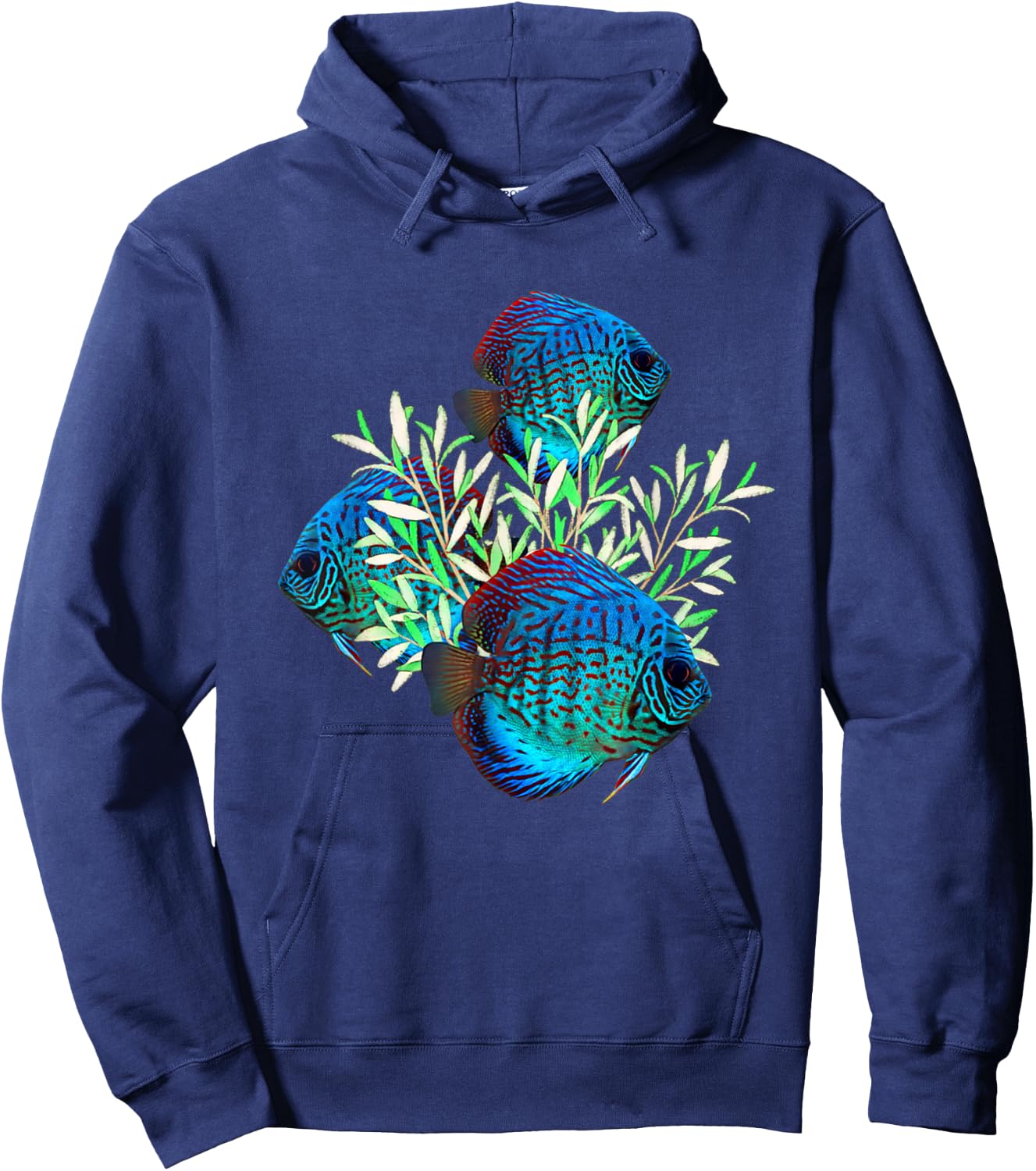 Discus Aquarium Fish Discus Breeders Lovers Fish Tank Hoodie - Hoodie | Navy