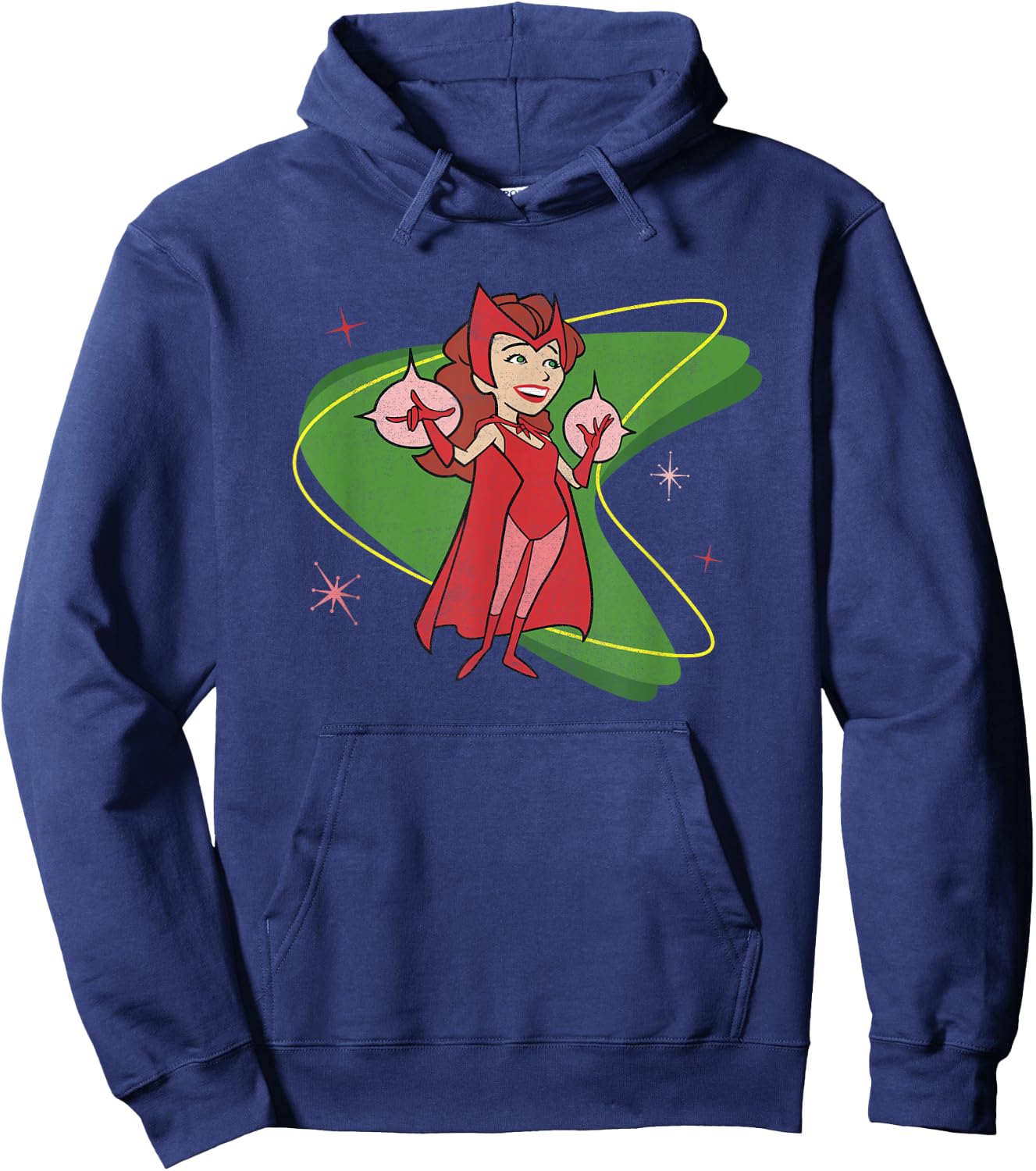 Marvel WandaVision Wanda Scarlett Witch 50s Retro Hoodie - Hoodie | Navy