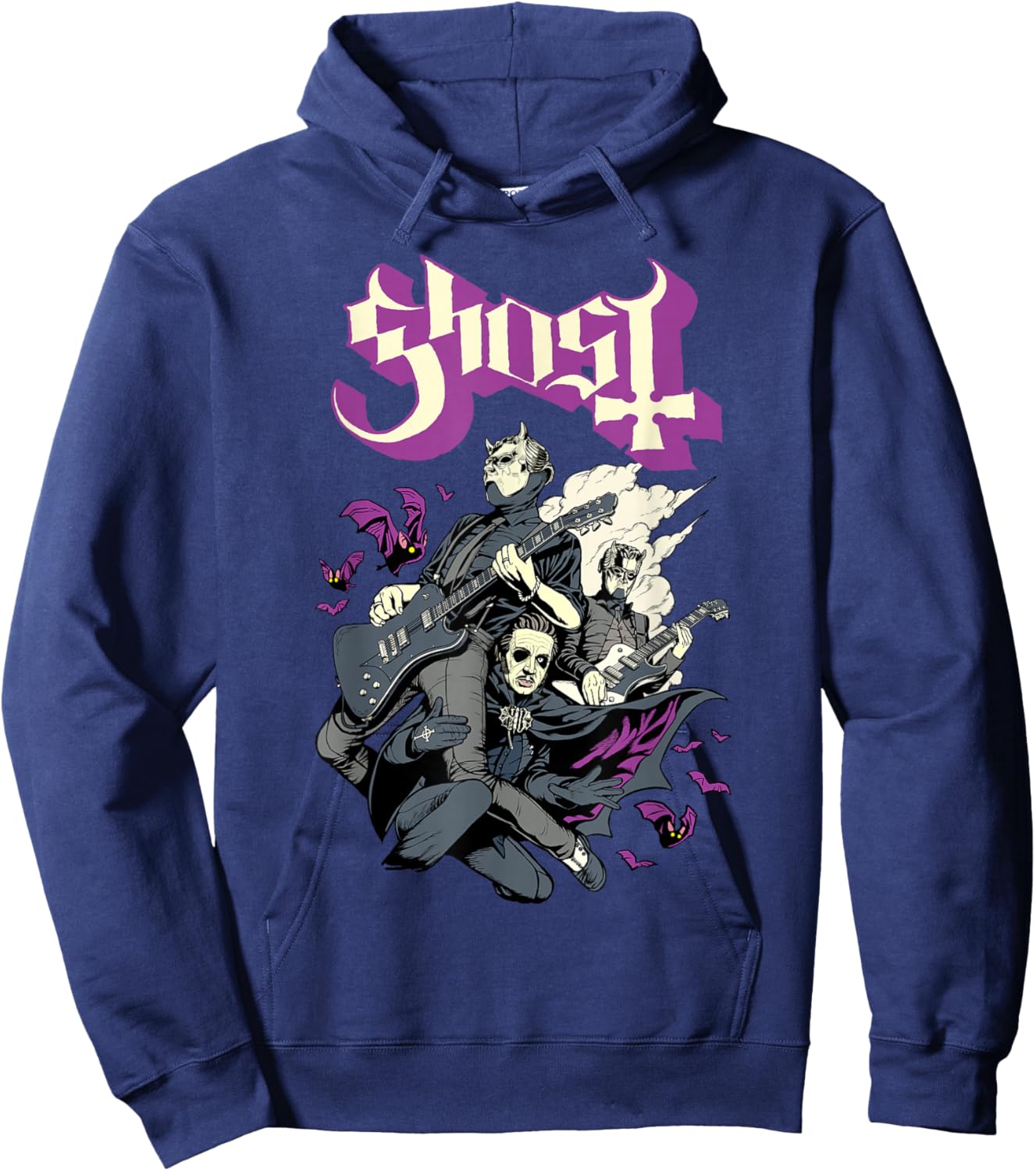 Ghost – Bats and Band Hoodie - Hoodie | Navy