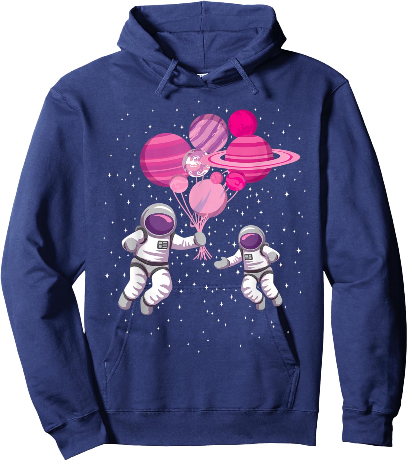 Space Exploration Cosmonaut Space-Man Alien Spaceship Hoodie - Hoodie | Navy