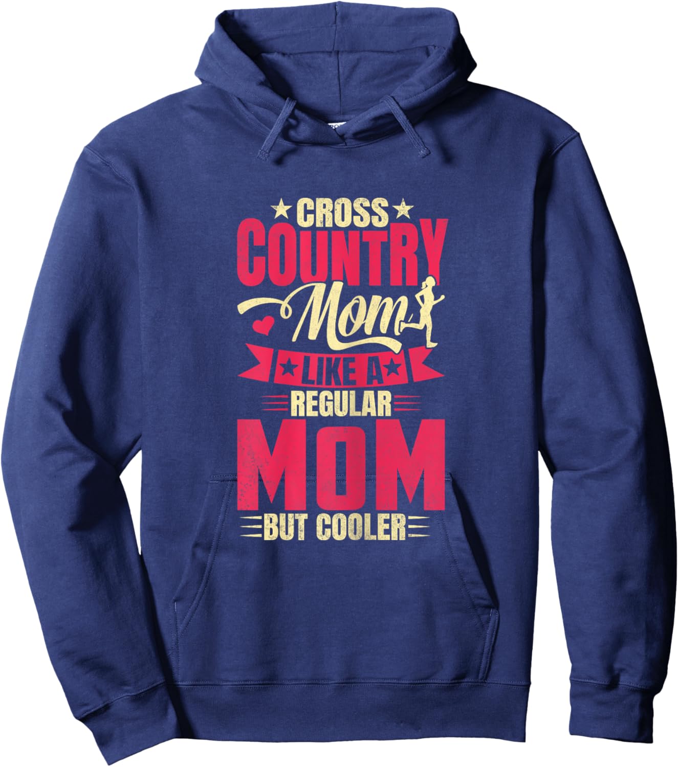 Cross Country Mom Like A Regular Mom But Cooler XC Running Hoodie - Hoodie | Navy
