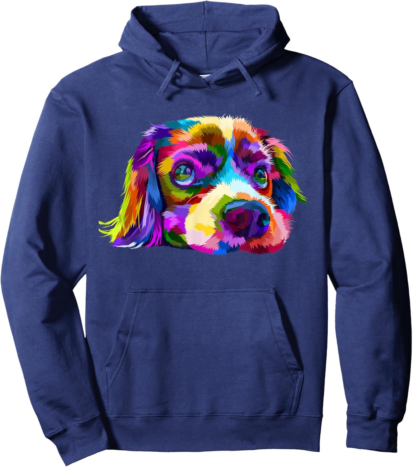 Beagle Colorful Dog Pop Art Lovers Hoodie - Hoodie | Navy