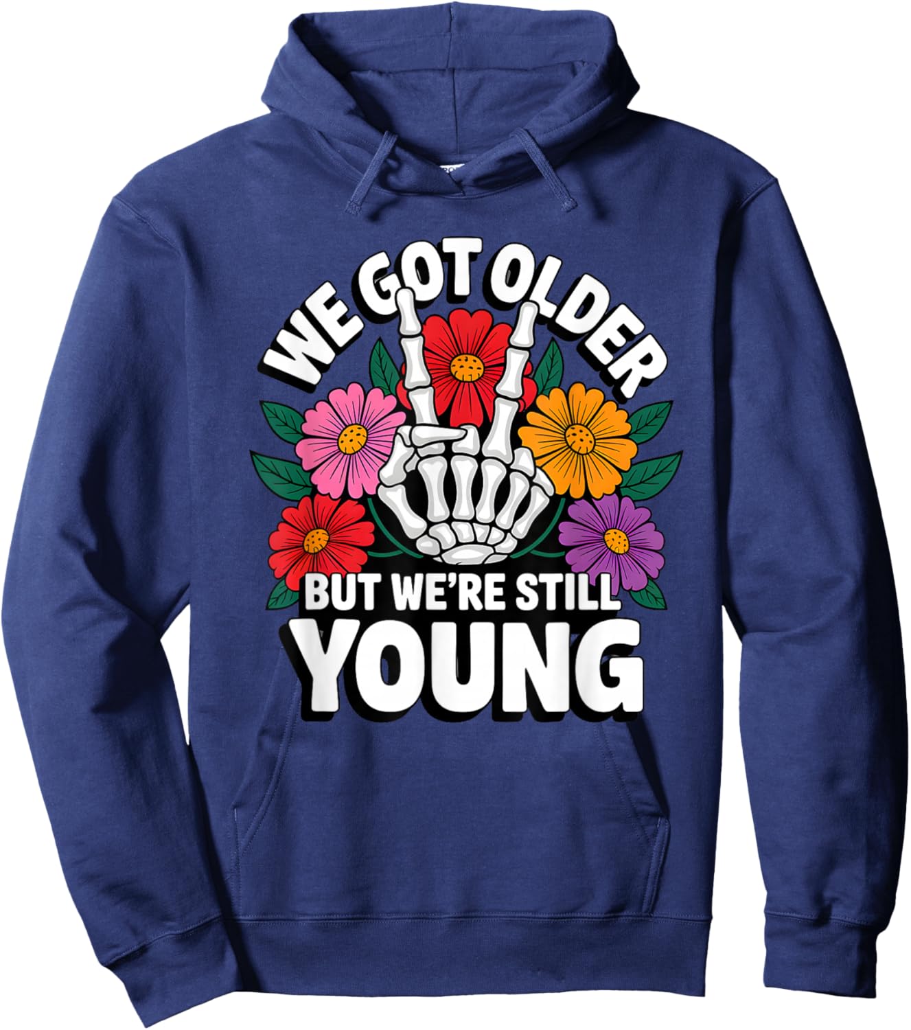 We Got Older But Were Still Young Emo It Was Never A Phase Hoodie - Hoodie | Navy