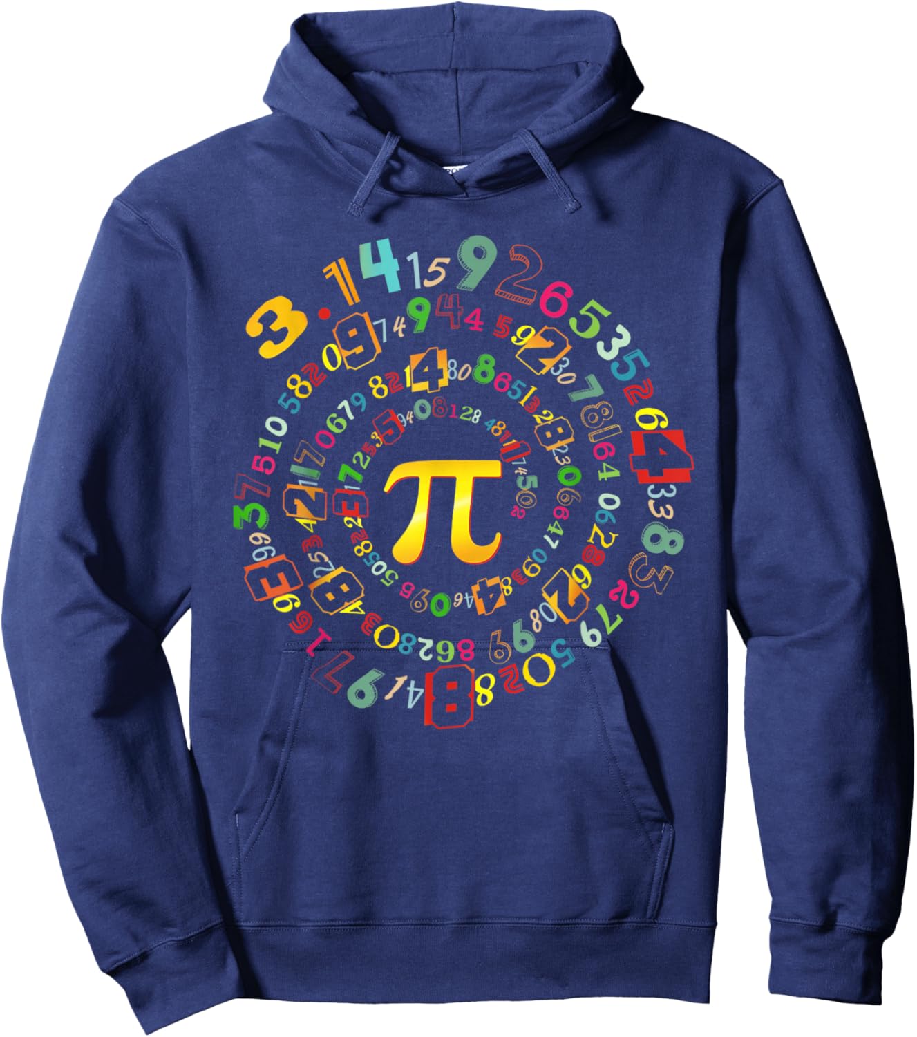 Pi 314 Math Pi Lovers Boy Girl Toddler Mathematic Pi Number Hoodie - Hoodie | Navy