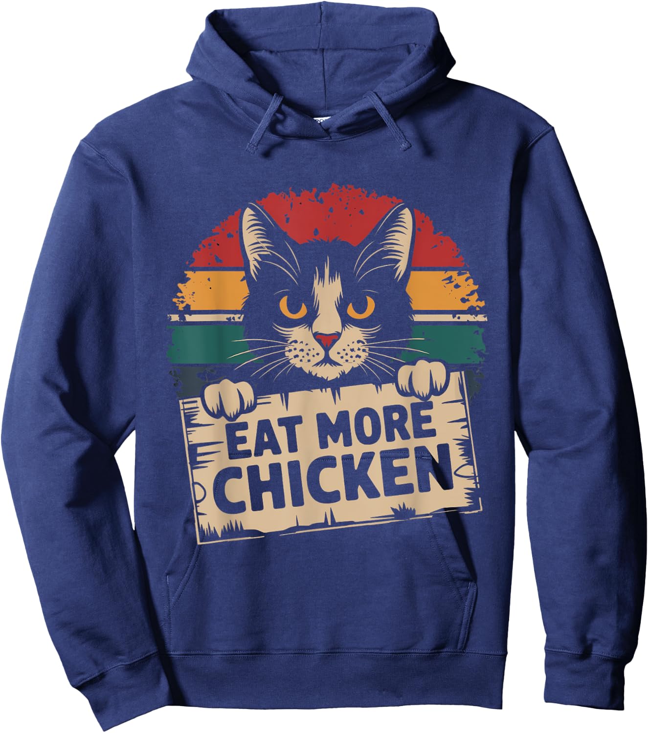 They Are Eating the Cats Pets Eat More Chicken Funny Trump Hoodie - Hoodie | Navy