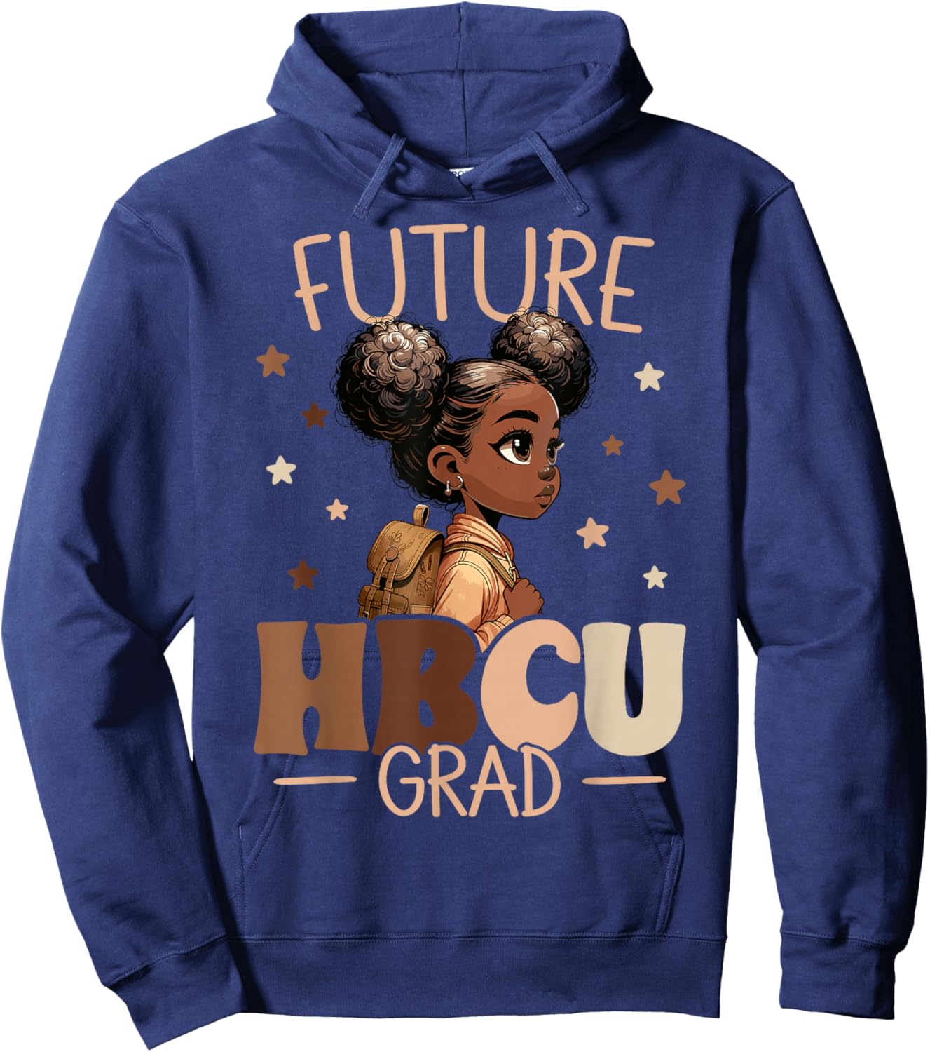 Future HBCU Grad Black Girl Graduation HBCU Hoodie - Hoodie | Navy