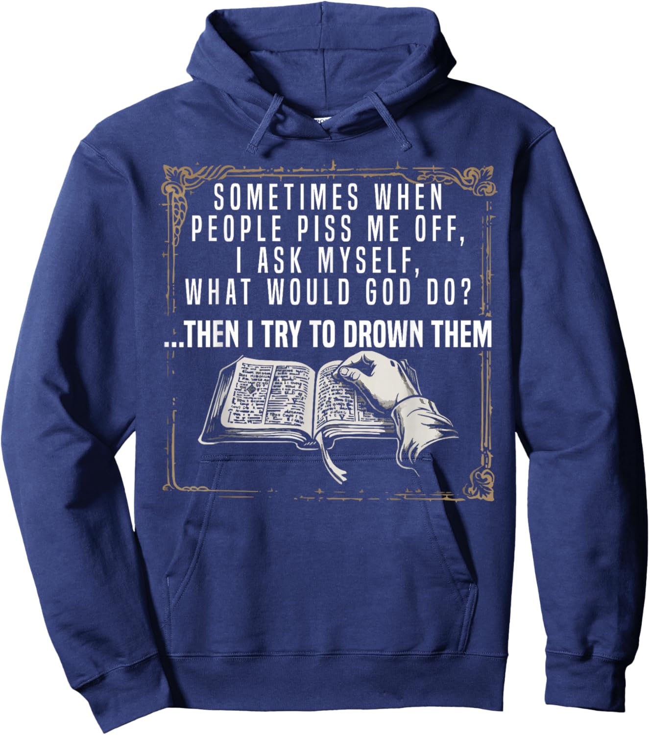 Atheism Anti-Religion Agnostic Freethinker Atheist Hoodie - Hoodie | Navy