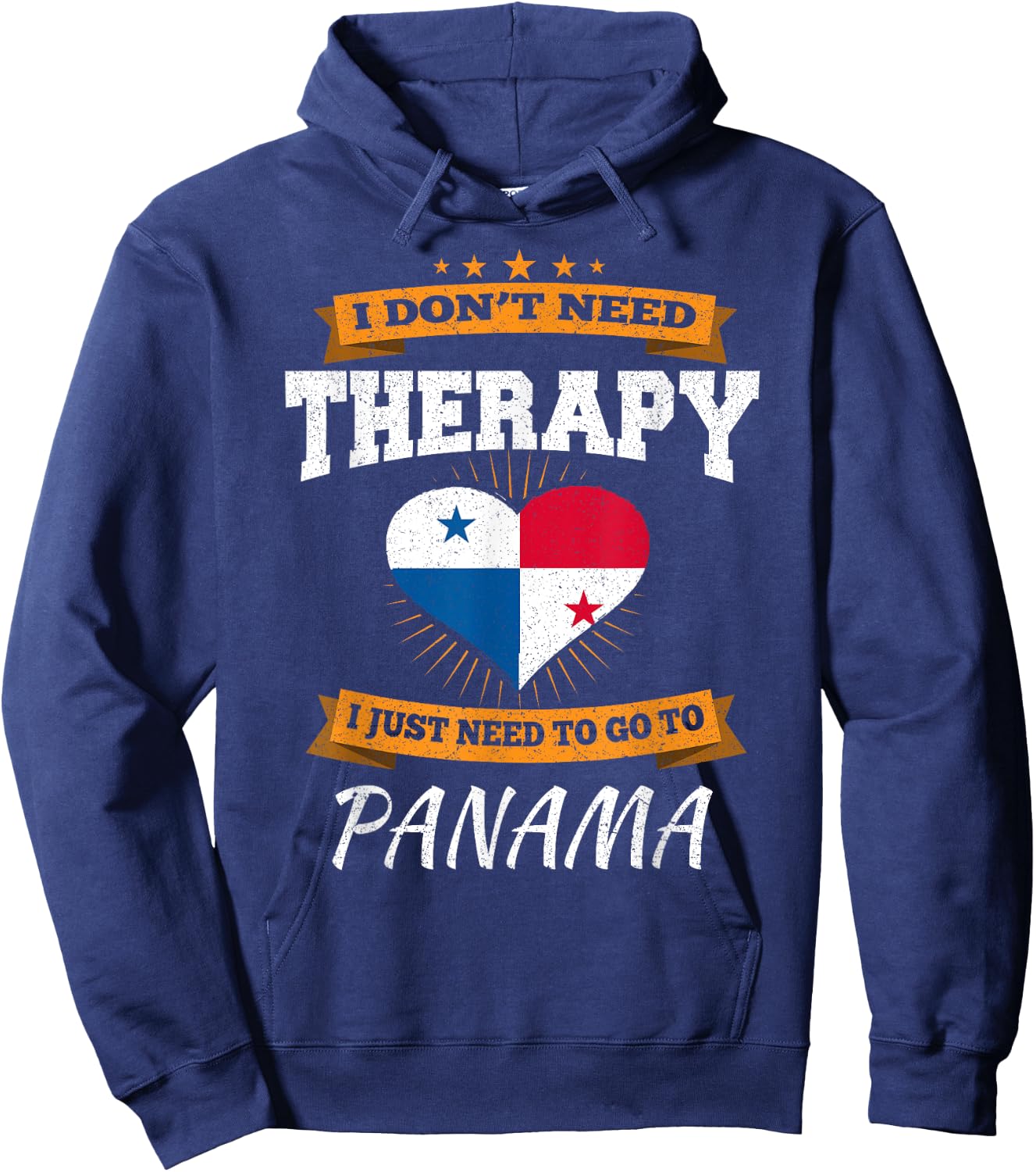Panamanian Flag I Panama Flag I Vacation Panama Hoodie - Hoodie | Navy