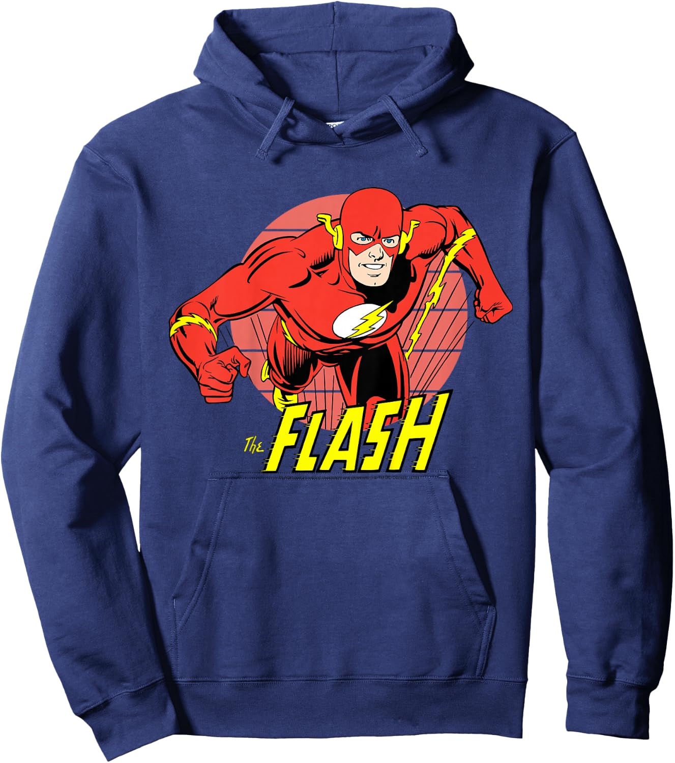 Kids DC Comics The Flash Running Portrait Hoodie - Hoodie | Navy