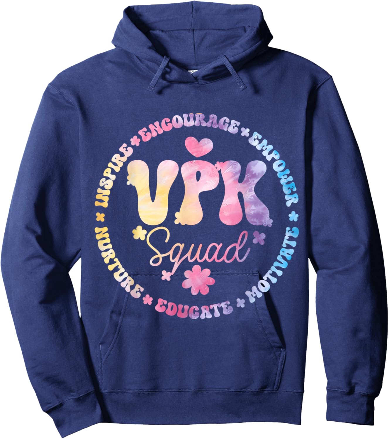 VPK Squad First Day Of VPK Back To School Hoodie - Hoodie | Navy