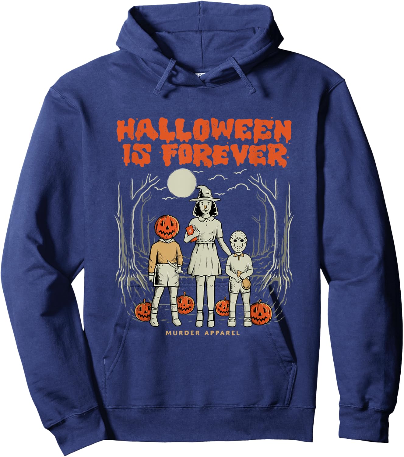 Halloween Is Forever Hoodie - Hoodie | Navy