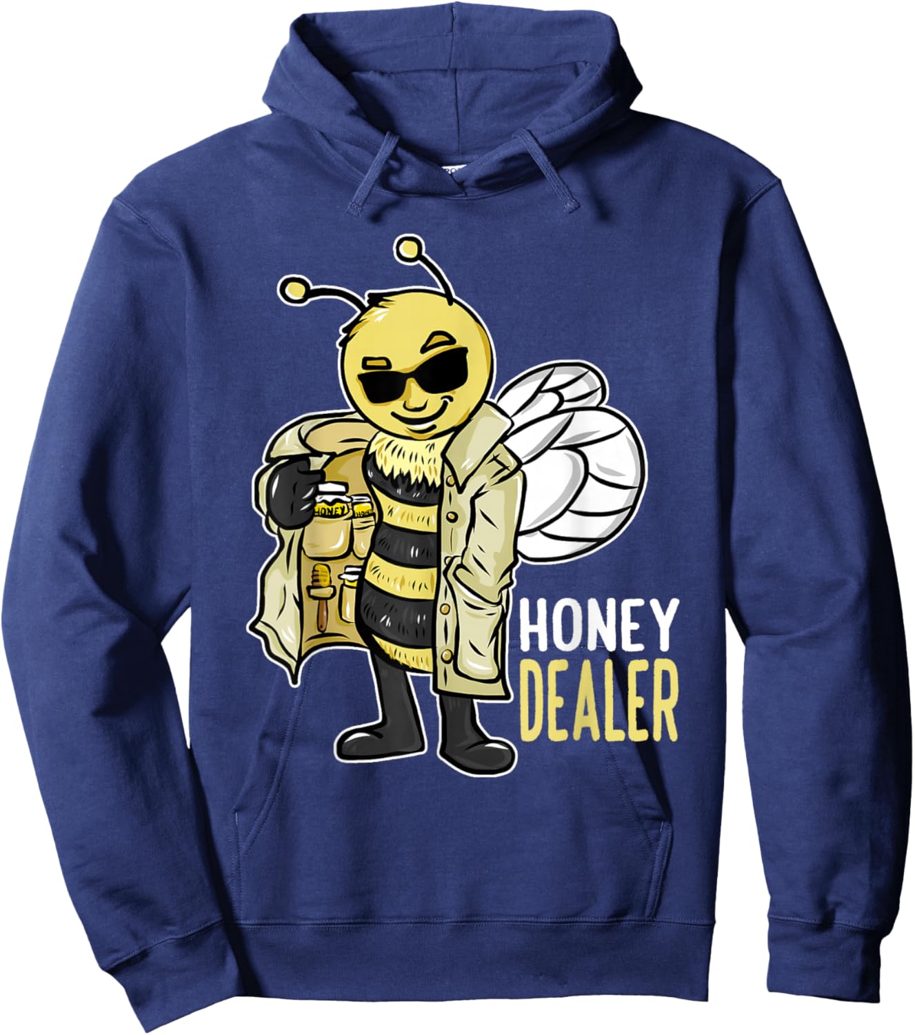 Honey Dealer For Beekeepers Bee Funny Hoodie - Hoodie | Navy