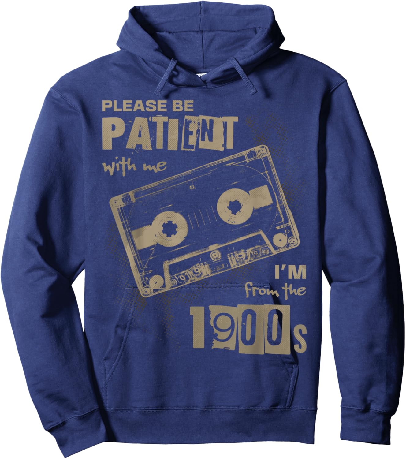 Funny Please Be Patient With Me I'm From The 1900s Music Hoodie - Hoodie | Navy