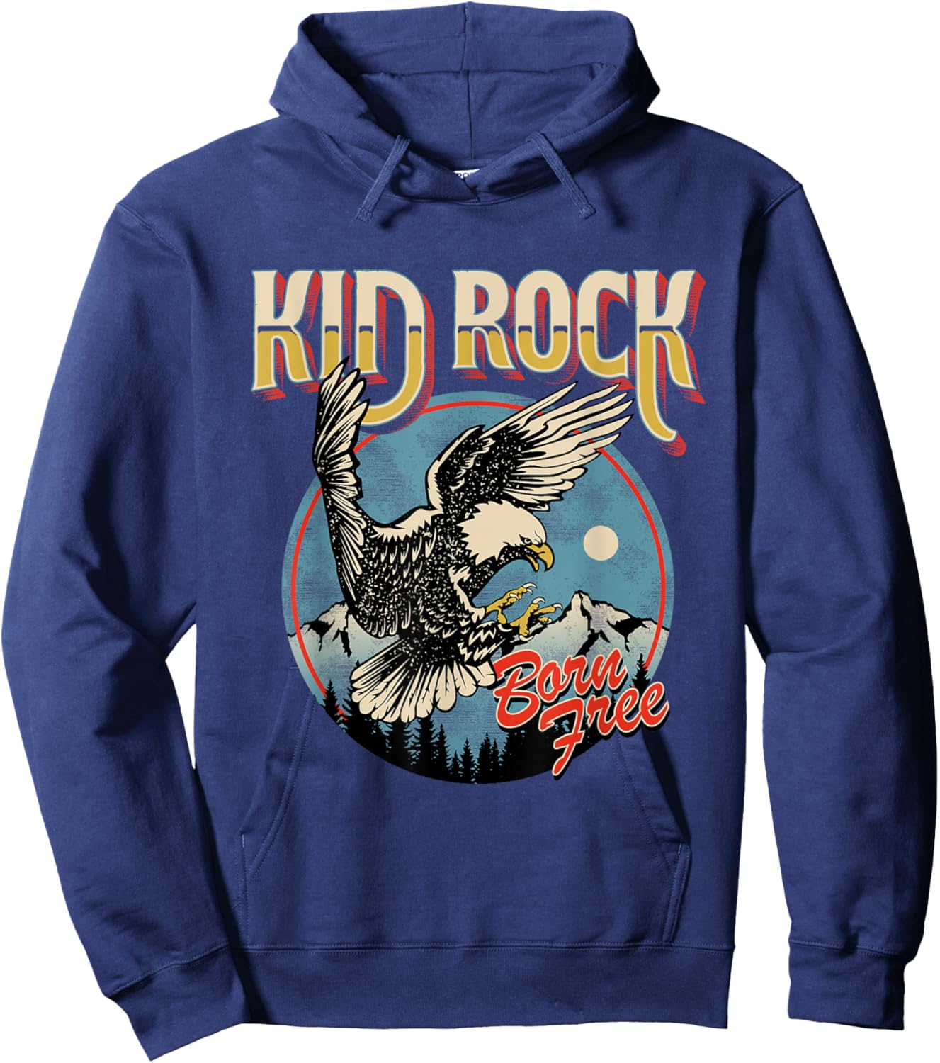 Born Free Eagle Hoodie - Hoodie | Navy