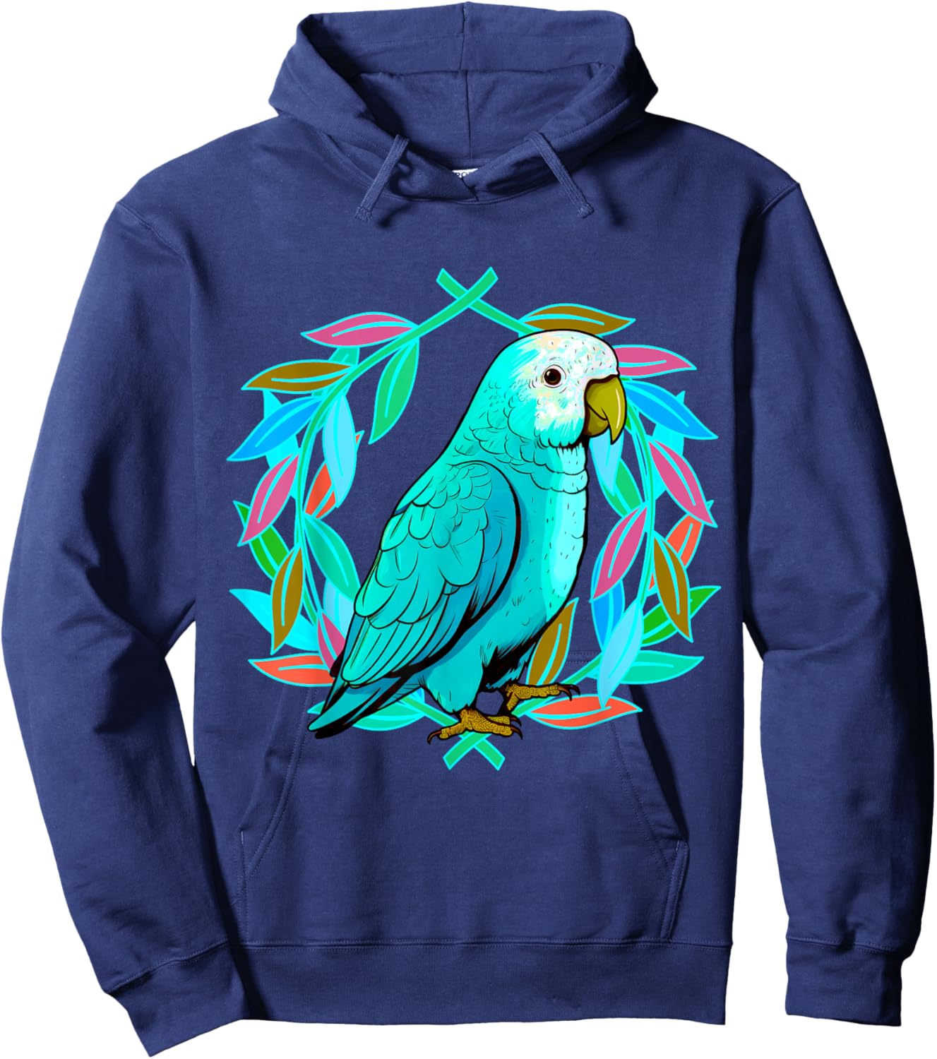 Parrot Parrot Bird Birds Child Children Birthday Hoodie - Hoodie | Navy