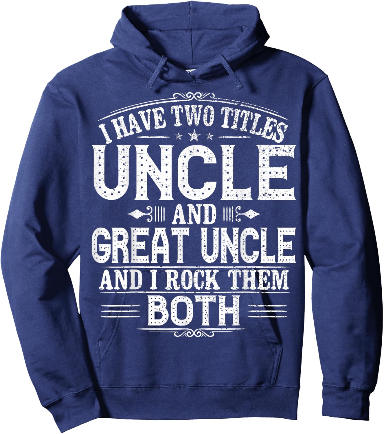 Great Uncle - Gift New Uncle Hoodie - Hoodie | Navy