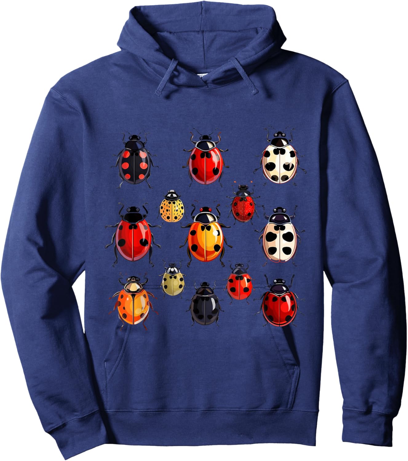 Ladybug Adult Kids Men Women Ladybug Hoodie - Hoodie | Navy
