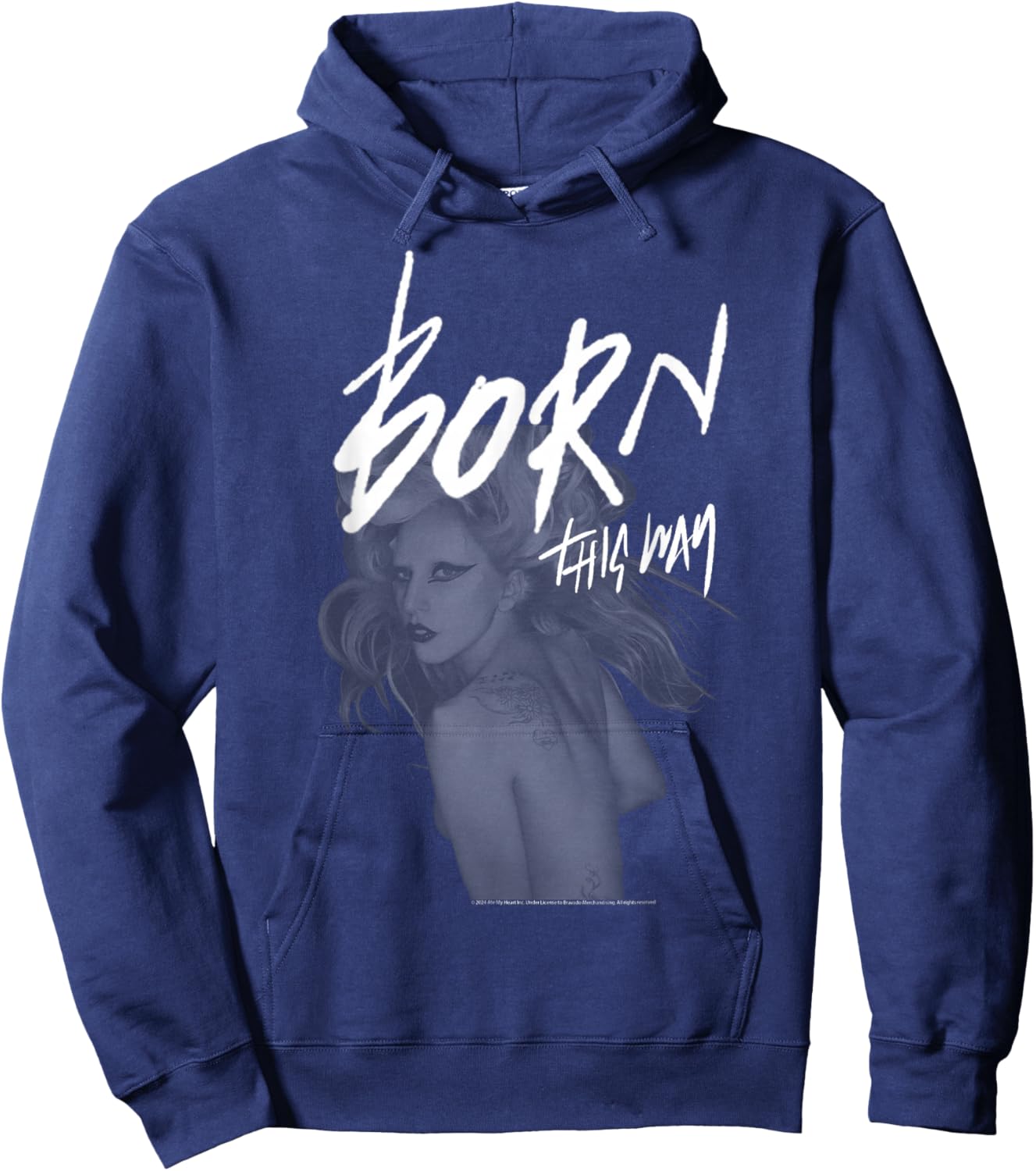 Lady Gaga Born This Way Musik von Bravado Hoodie - Hoodie | Navy