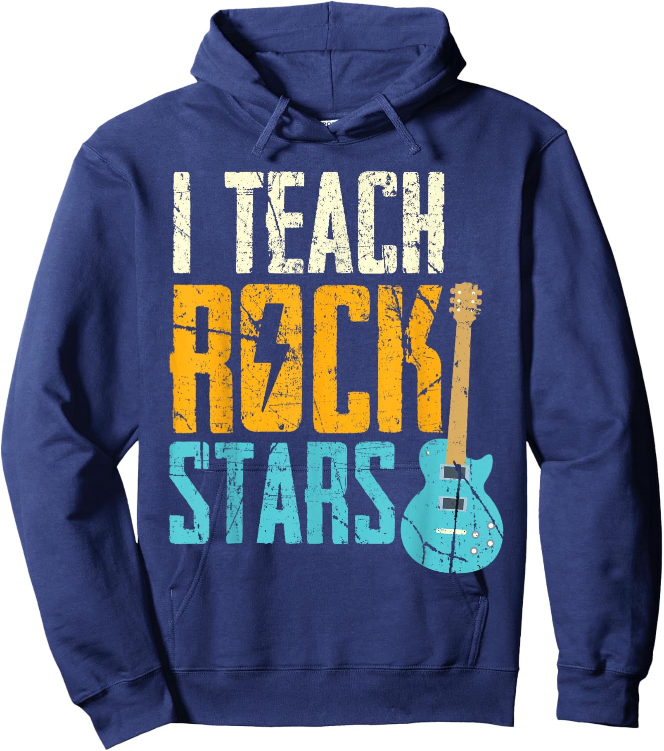 Teaching rock stars / Rock'n roll music teacher Men Women Hoodie - Hoodie | Navy