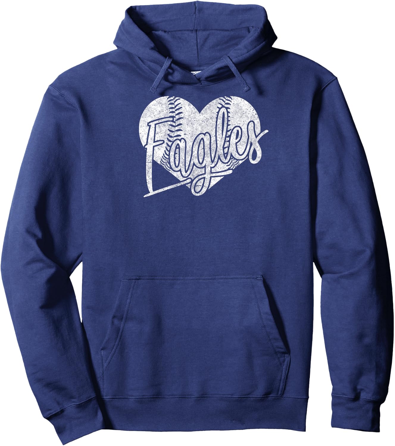 Eagles Baseball Softball Shirt High School Team Mascot Mom G Hoodie - Hoodie | Navy
