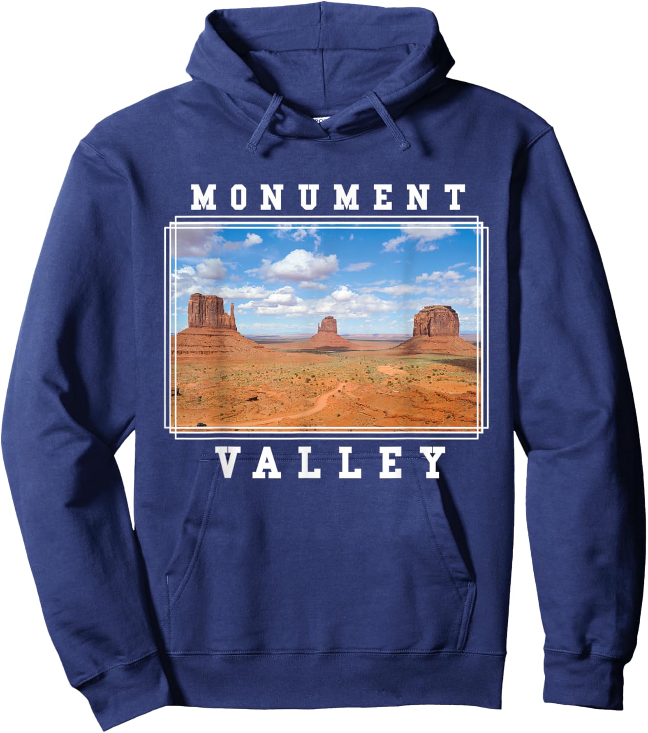 Monument Valley Utah Arizona Navajo Tribal Park Hoodie - Hoodie | Navy