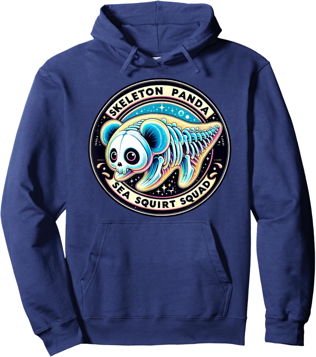 Skeleton Panda Sea Squirt Squad Hoodie - Hoodie | Navy