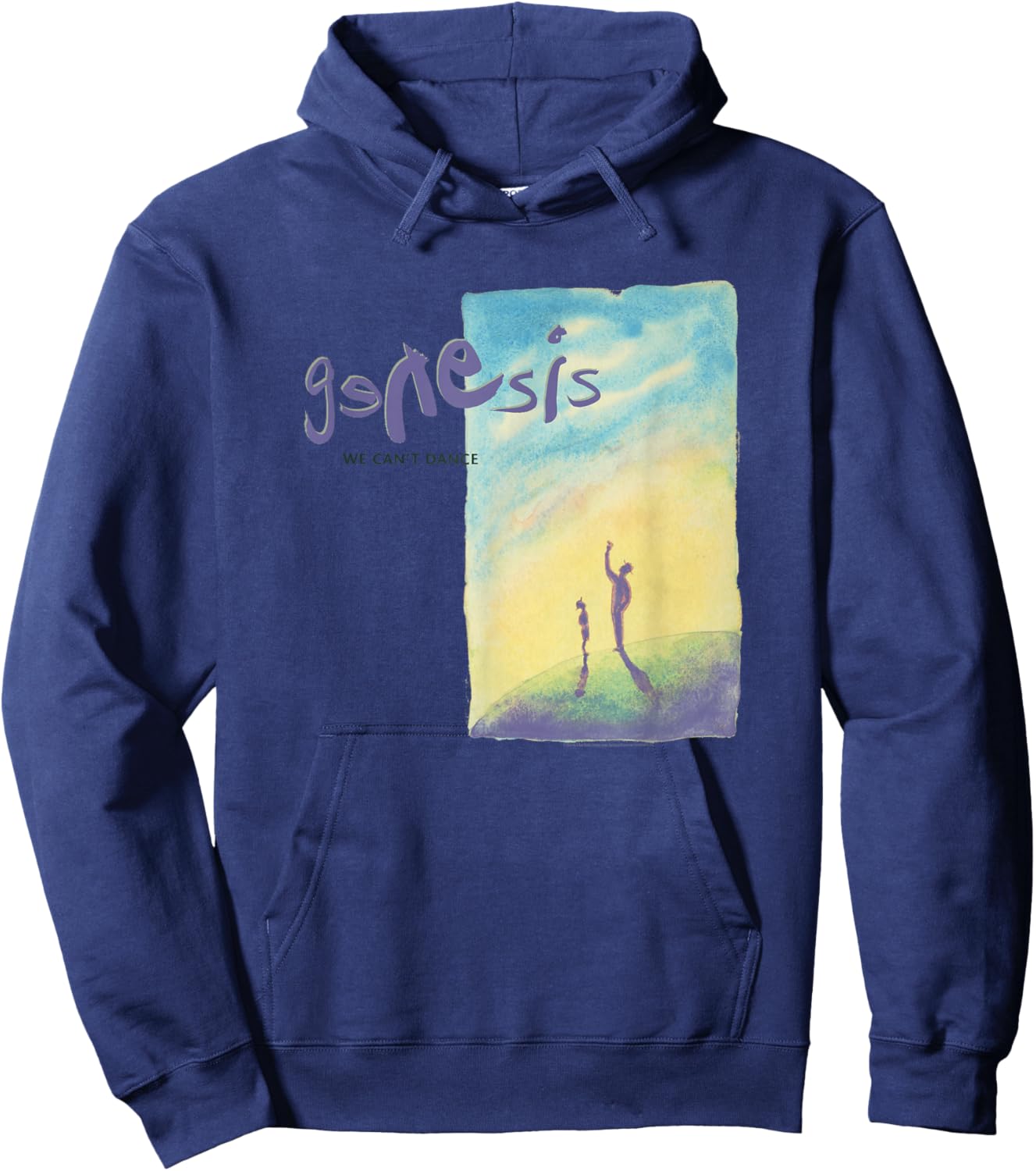 Genesis We Can't Dance Cover Hoodie - Hoodie | Navy