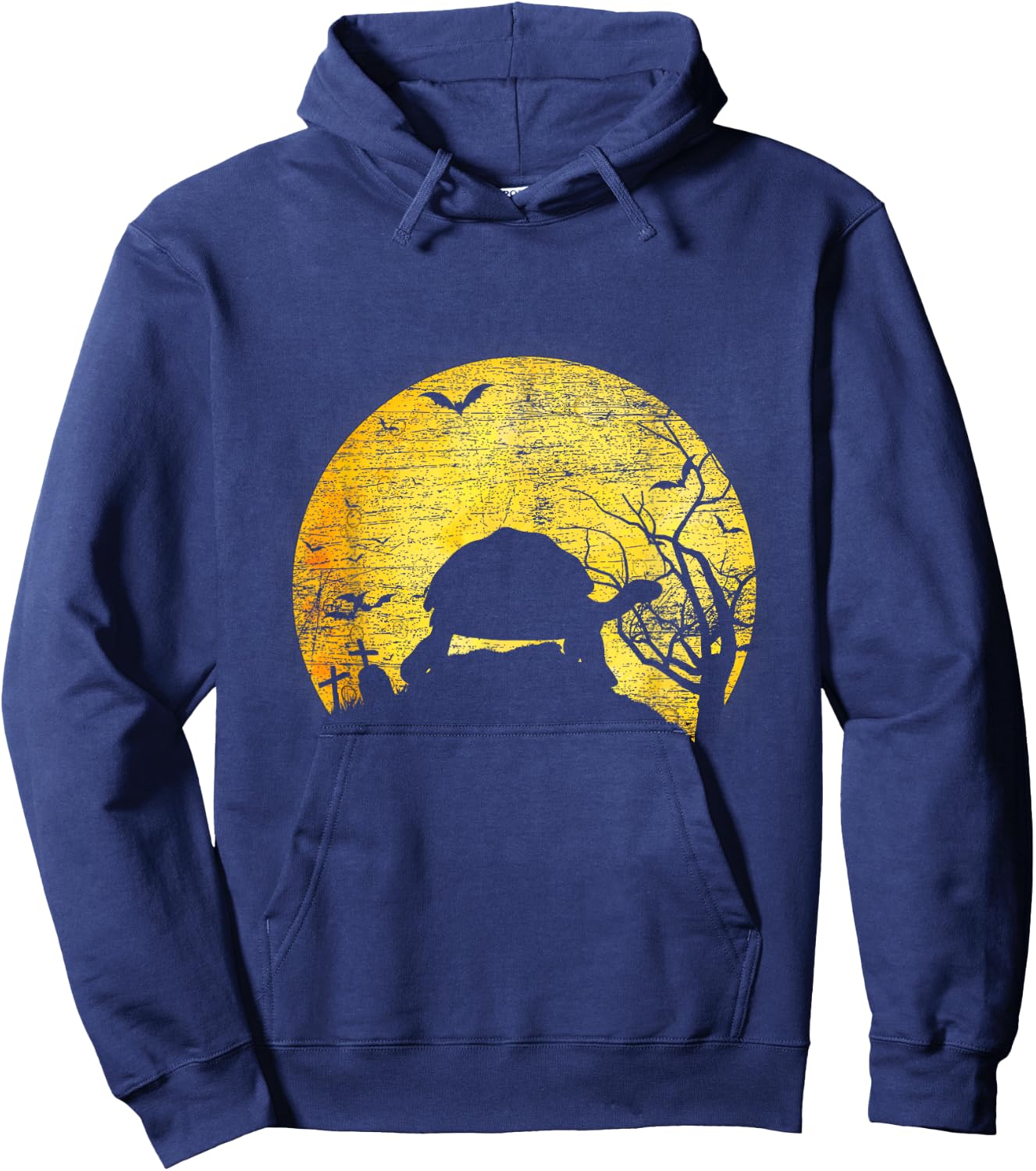 Spooky Halloween Costume Sea Animal Zoo Keeper Turtle Hoodie - Hoodie | Navy