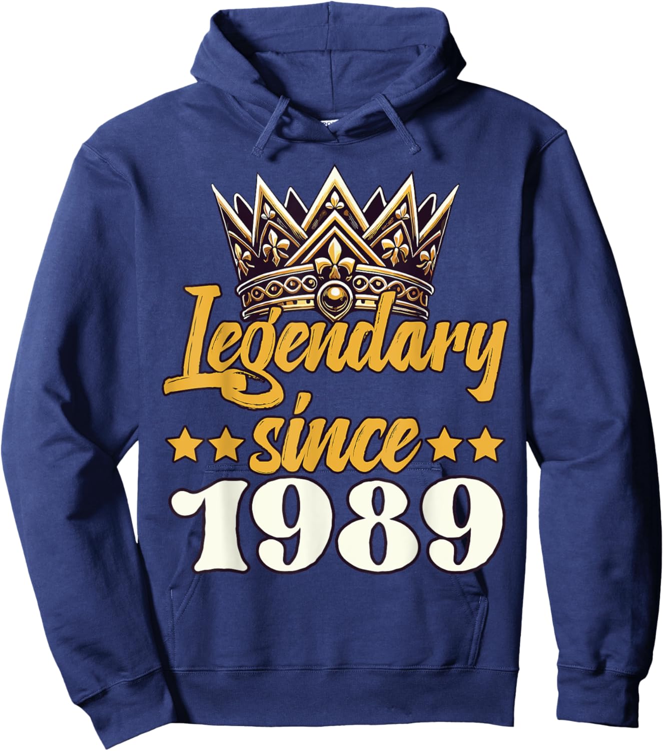 Legendary King Since 1989 Birthday Hoodie - Hoodie | Navy