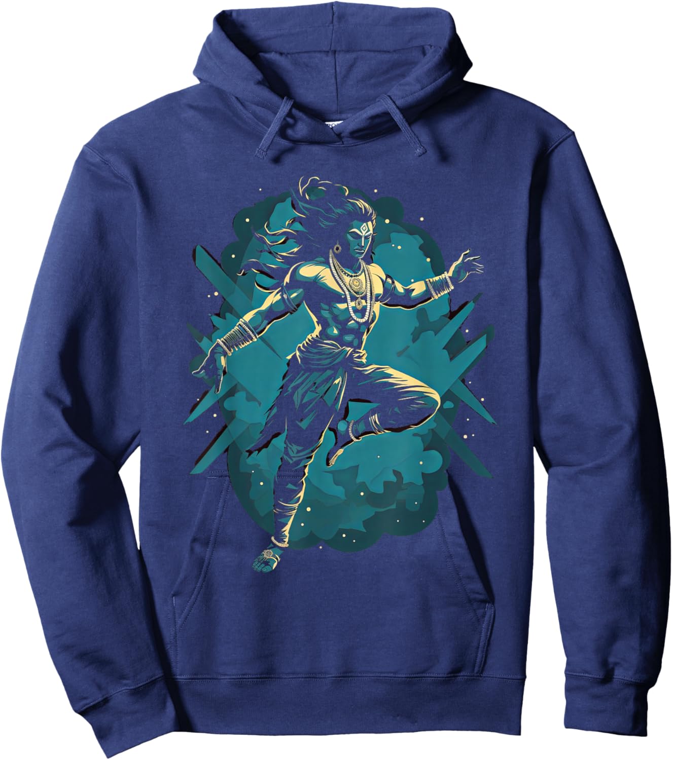 Shiva spiritual hindu god tandava dance yoga meditation Hoodie - Hoodie | Navy