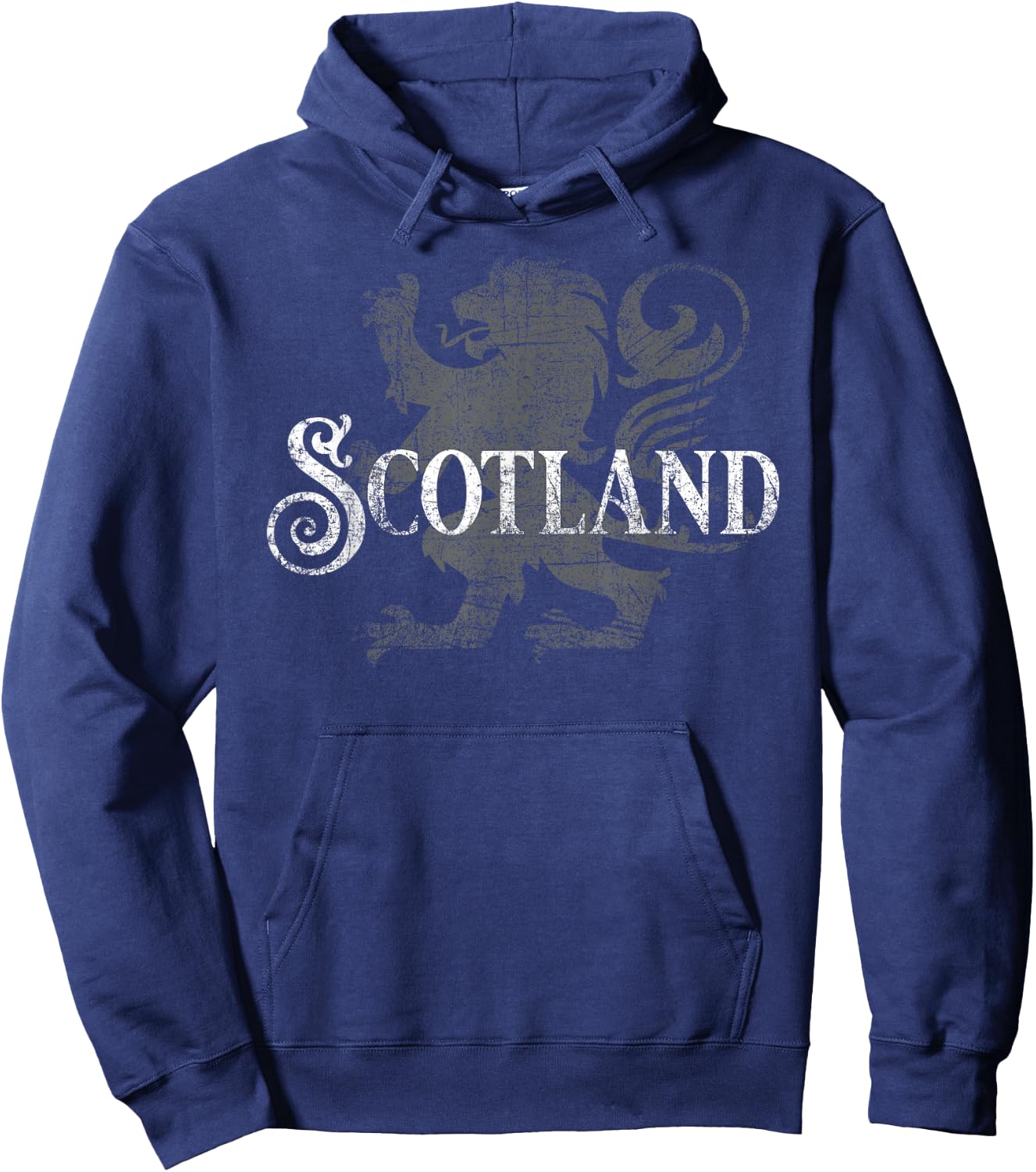 Flag of Scotland Lion Rampant Heraldry Scottish Pride Gift Hoodie - Hoodie | Navy