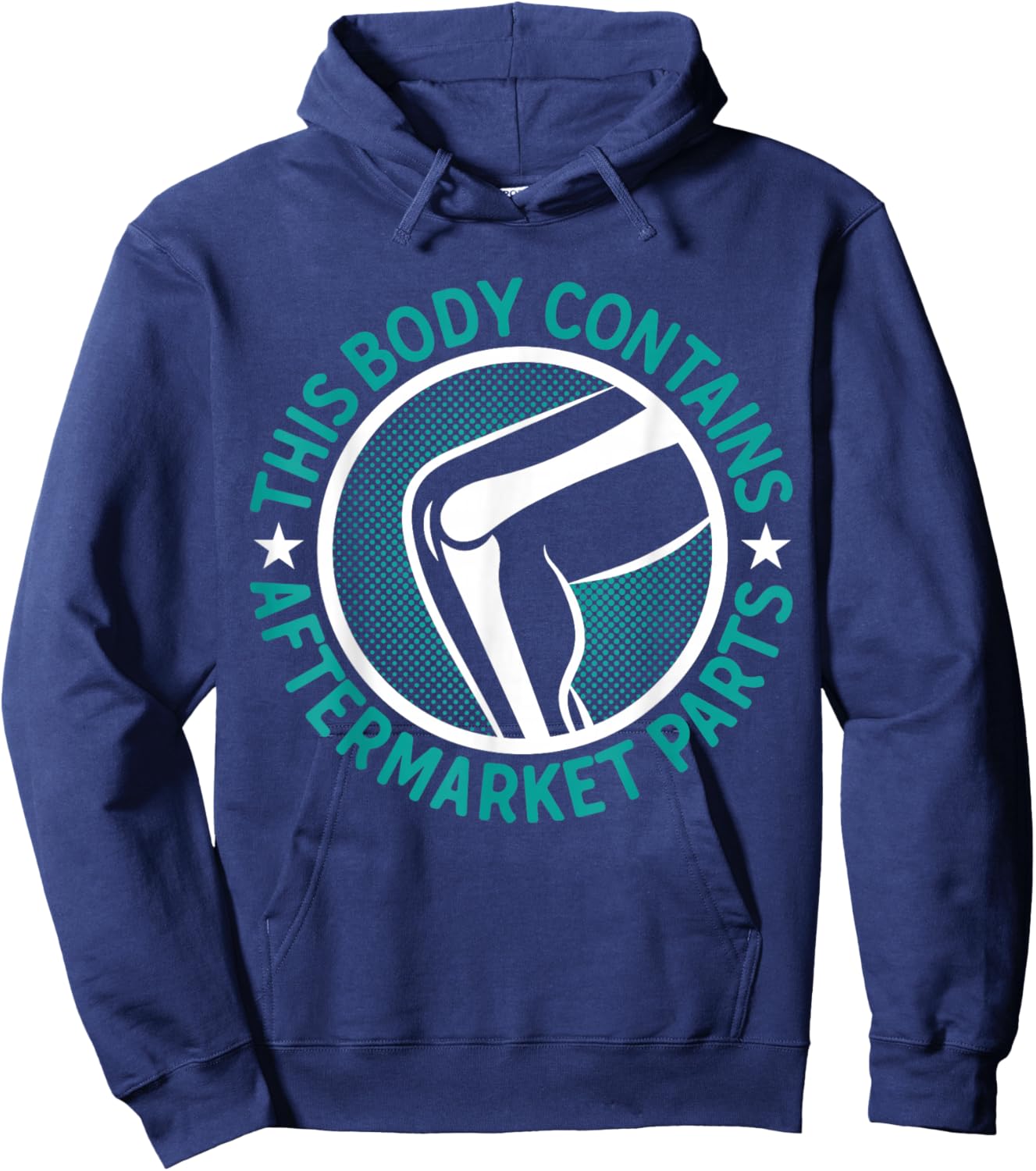 Knee Surgery Patient Arthroplasty Joint & Bone Replacement Hoodie - Hoodie | Navy