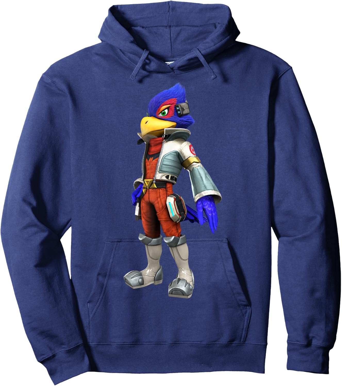 Star Fox Falco 3D Poster Hoodie - Hoodie | Navy