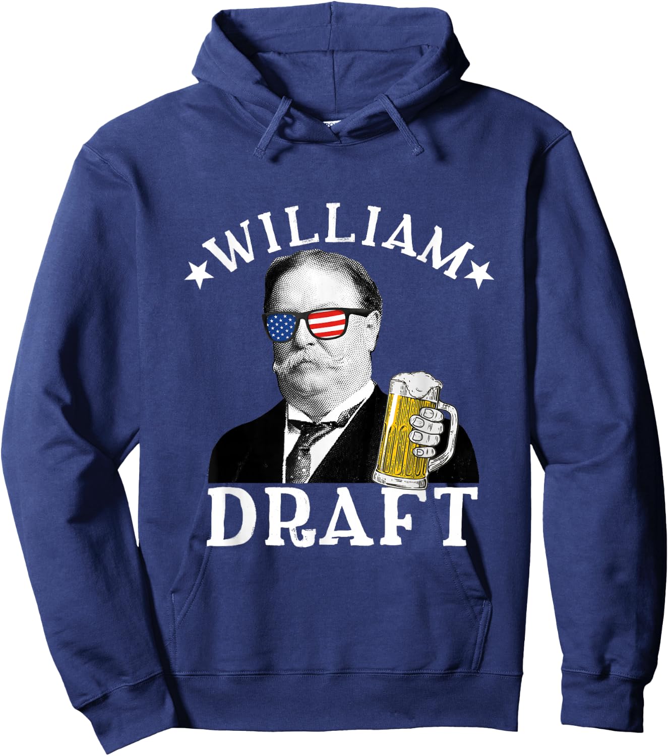 William Draft Drinking President William Howard Taft Hoodie - Hoodie | Navy