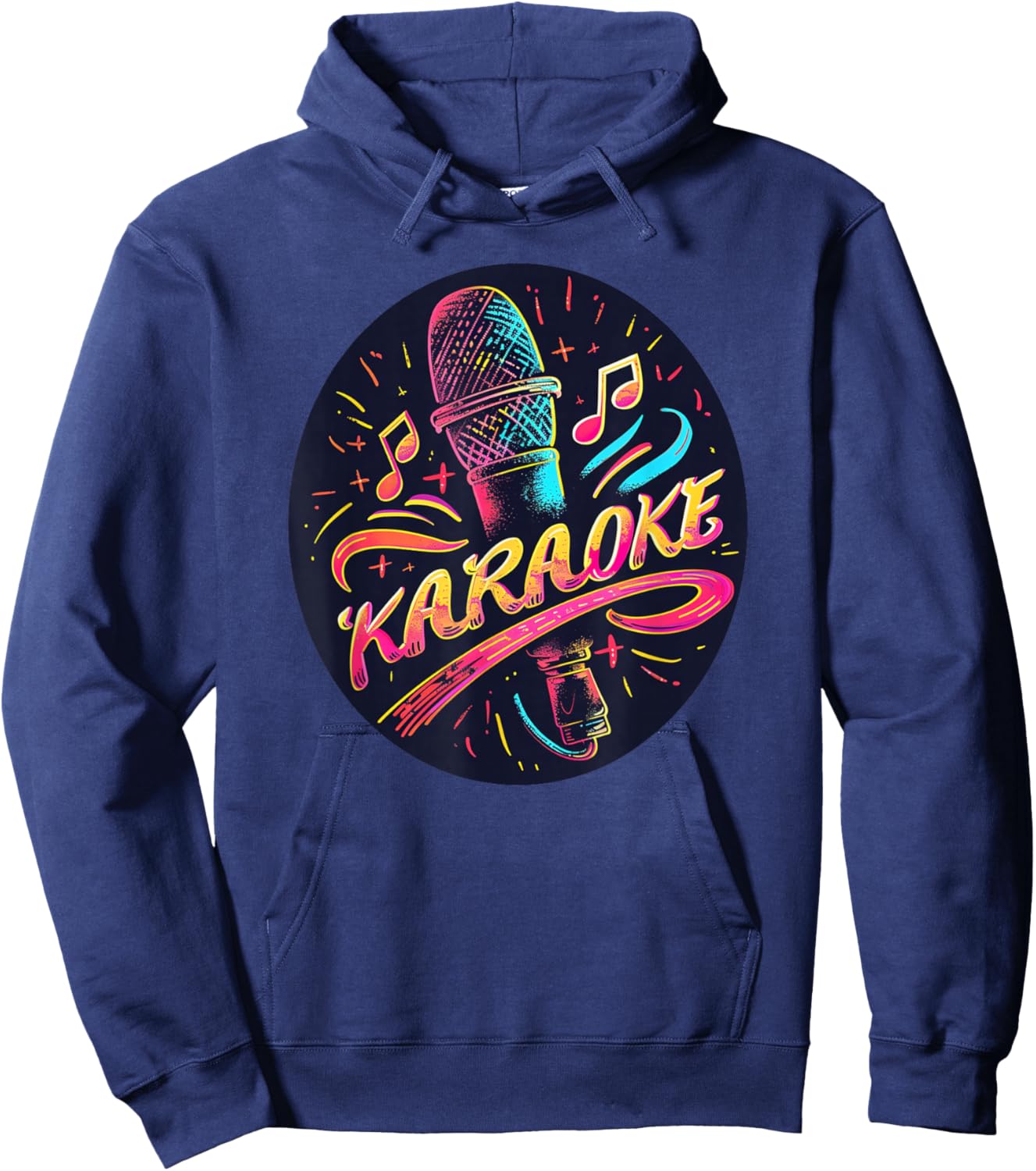 Pretty Karaoke Night Costume Hoodie - Hoodie | Navy